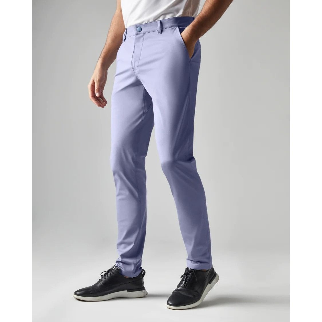 image of Rhone Mens Slim Commuter Pants - Size 33X33 in Blue