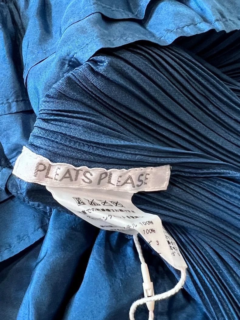 Issey Miyake Issey Miyake size:3 Blue top vest Size XS / US 0-2 / IT 36-38 - 4 Thumbnail