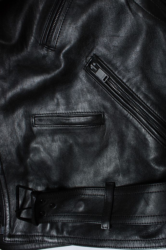 Saint Laurent Paris Saint Laurent, FW14 black leather biker Size US M / EU 48-50 / 2 - 7 Thumbnail