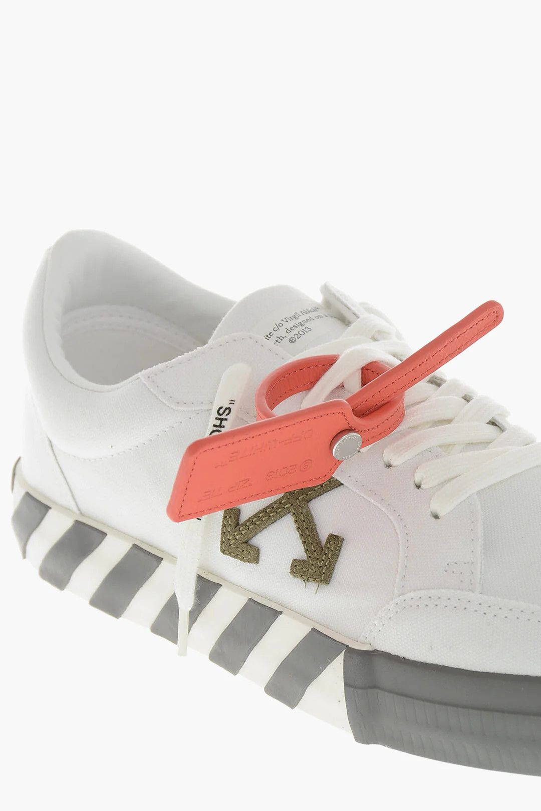 Off-White og1mm0426 Low-Top Canvas Sneakers in White Size US 13 / EU 46 - 4 Thumbnail