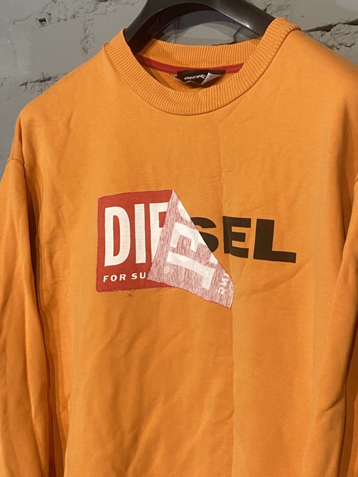 Diesel × Vintage Sweatshirt diesel vintage big logo y2k style Size US XL / EU 56 / 4 - 2 Thumbnail