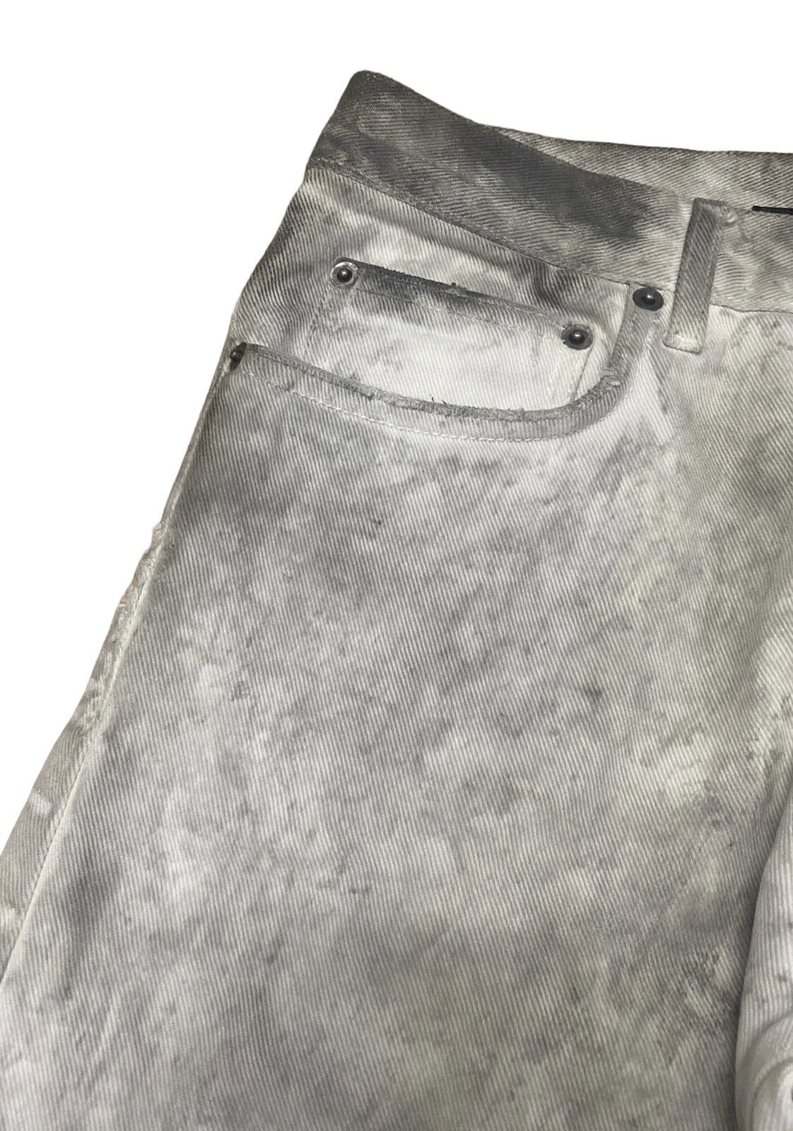 Dior RARE SS06 Dior Homme Dirty Snow Marble Denim Size US 28 / EU 44 - 7 Thumbnail
