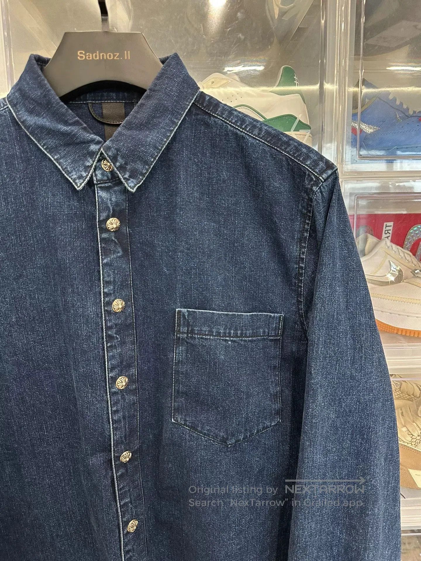 Chrome Hearts Chrome Hearts Cross Denim Shirt. Size US L / EU 52-54 / 3 - 2 Thumbnail