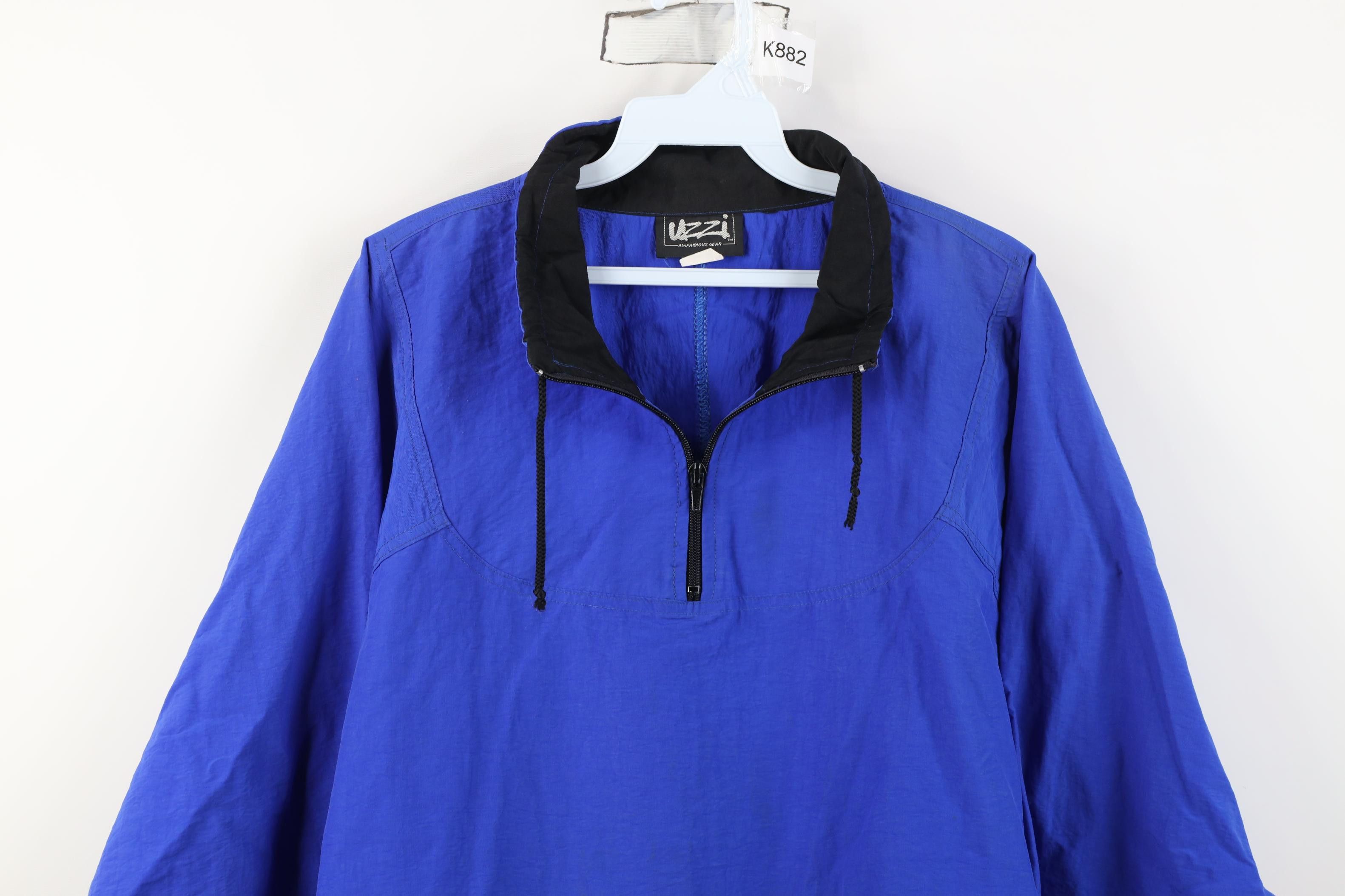 Vintage Vintage 90s UZZI Sailing 1/4 Zip Windbreaker Jacket USA Size US S / EU 44-46 / 1 - 2 Thumbnail