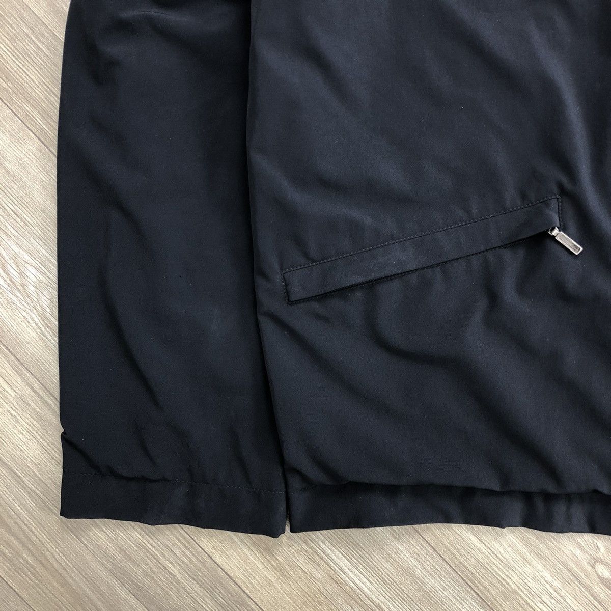 Versace 🇮🇹 Vintage Gianni Vercase Luxury Designer Black Work Jacket Size US L / EU 52-54 / 3 - 8 Thumbnail