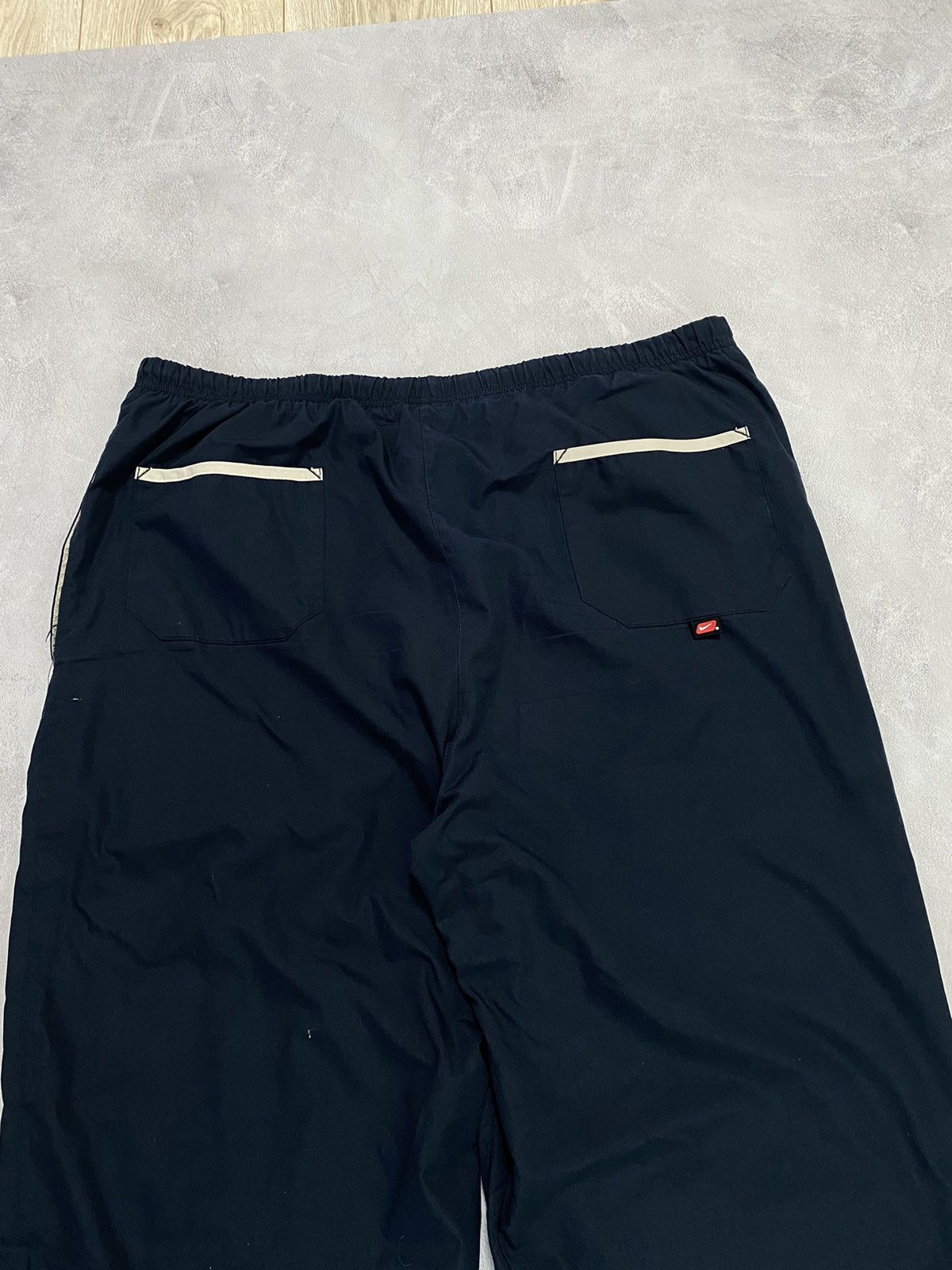 Nike 🌚 Vintage 90s Track Pants NIKE Swoosh + Back Logo Size US 40 / EU 56 - 6 Thumbnail