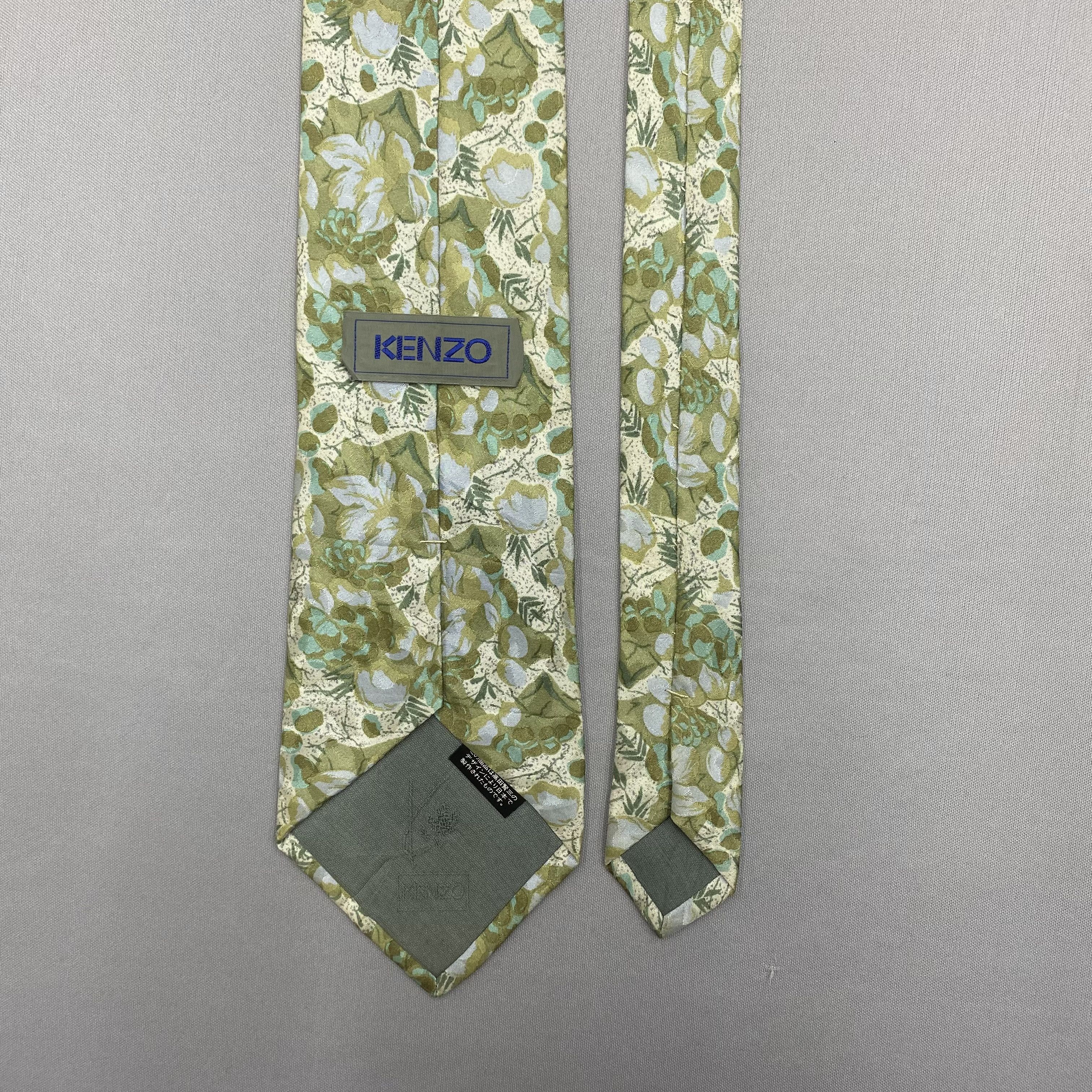 Kenzo Vintage Kenzo SILK Necktie Cravate Pure Silk Neck Tie Size ONE SIZE - 6 Thumbnail