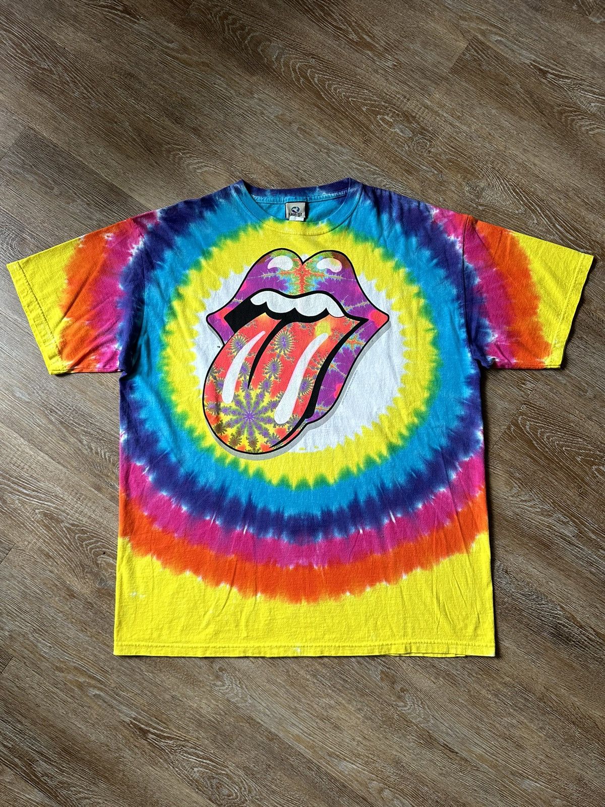 Liquid Blue × The Rolling Stones × Vintage Vintage 2002 Liquid Blue The Rolling Stones LSD T-Shirt Size US XL / EU 56 / 4 - 1 Thumbnail