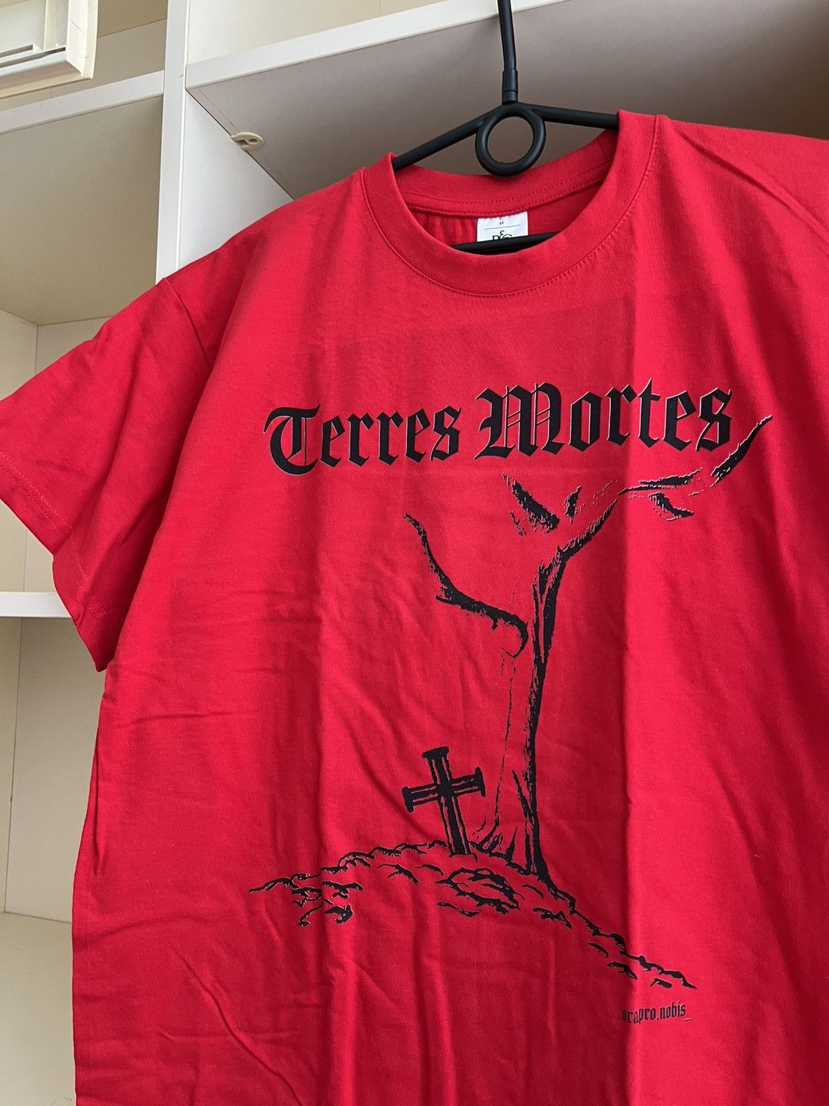 Band Tees Vintage Terres Mortes Black Metal Rock T-Shirt Tee Size M Size US M / EU 48-50 / 2 - 3 Thumbnail