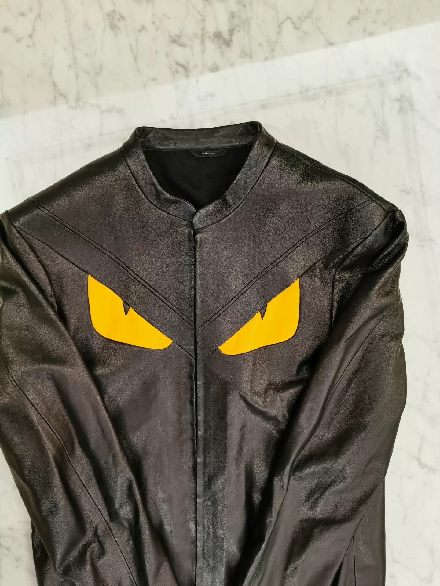 Fendi FENDI Classic Monster Leather Jacket 46 Size US S / EU 44-46 / 1 - 9 Thumbnail