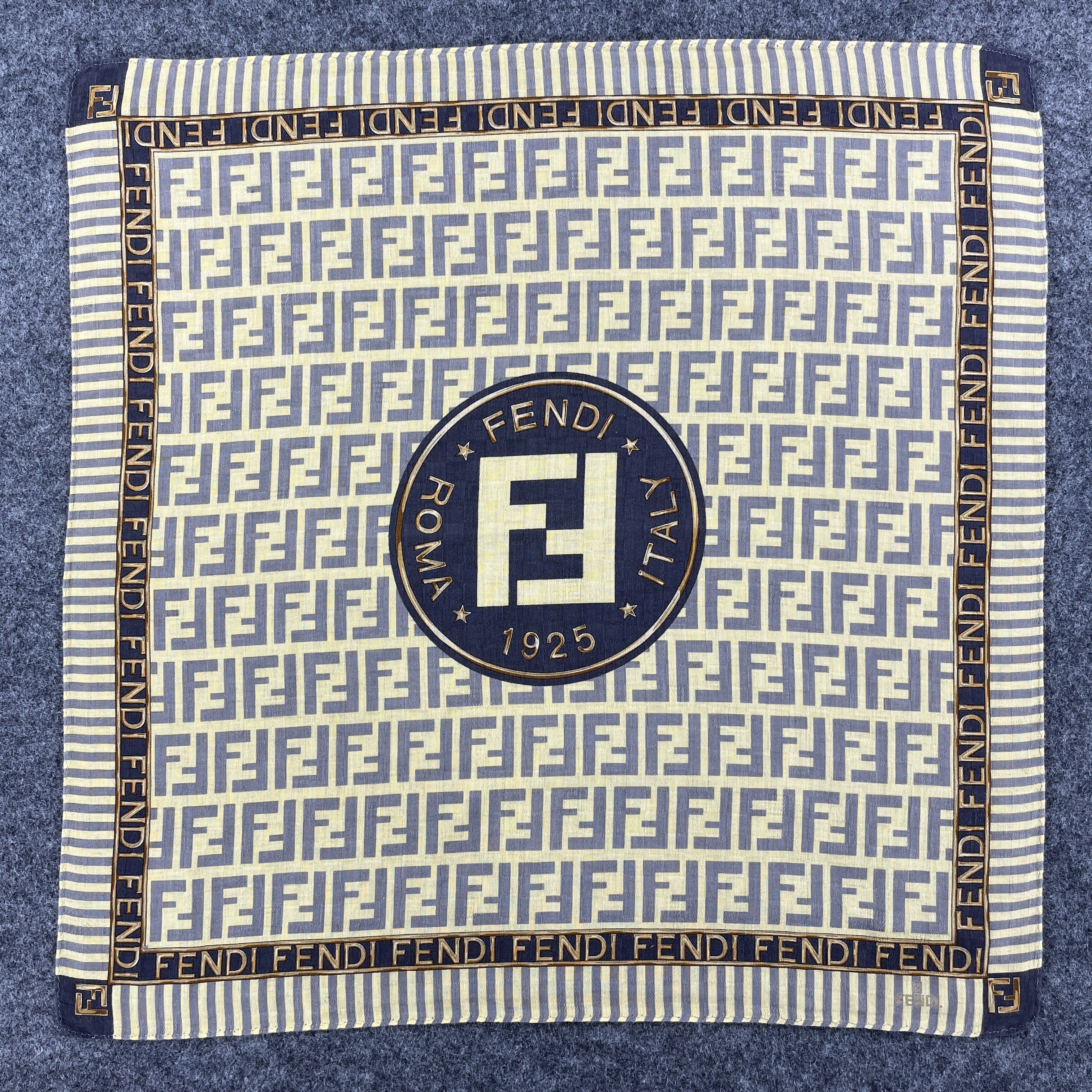 Vintage Vintage Fendi Handkerchief / Bandana / Neckerchief B432 Size ONE SIZE - 2 Thumbnail