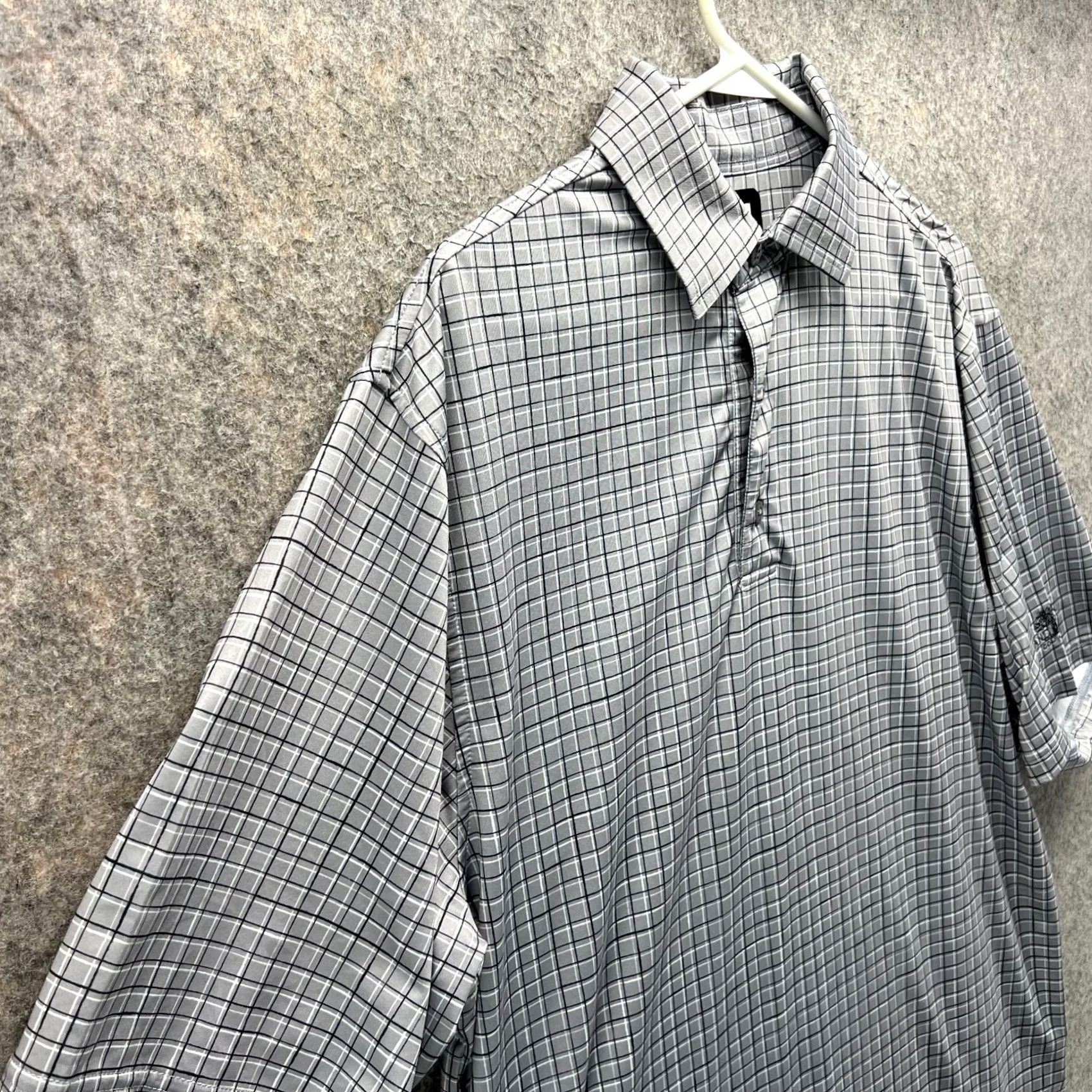Footjoy VINTAGE FootJoy Polo Shirt Mens M Gray Performance Stretch Grand Haven Golf Club Polo Shirt Size US M / EU 48-50 / 2 - 5 Thumbnail