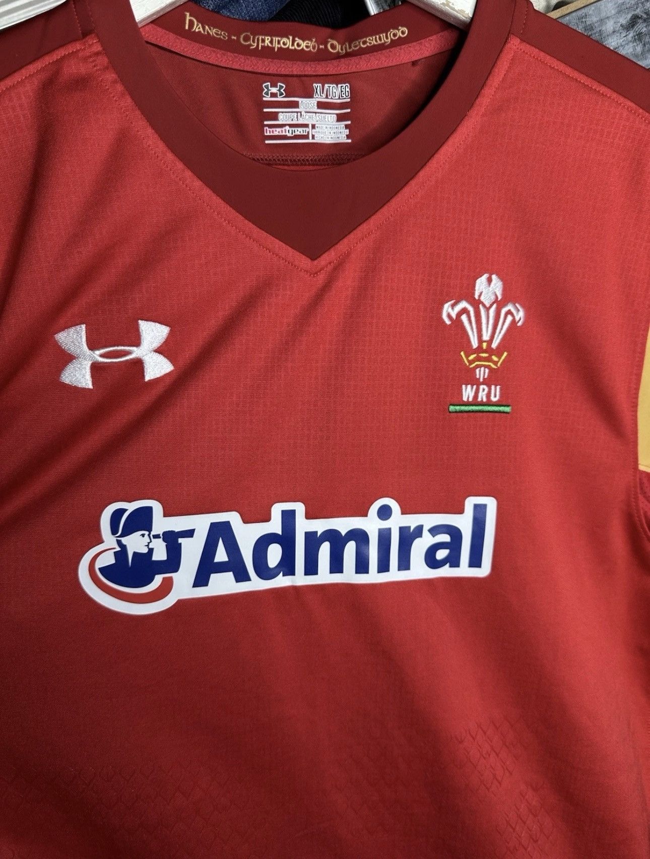 Under Armour Under Armour Men’s Wales 2016 Rugby Jersey Size XL Size US XL / EU 56 / 4 - 3 Thumbnail