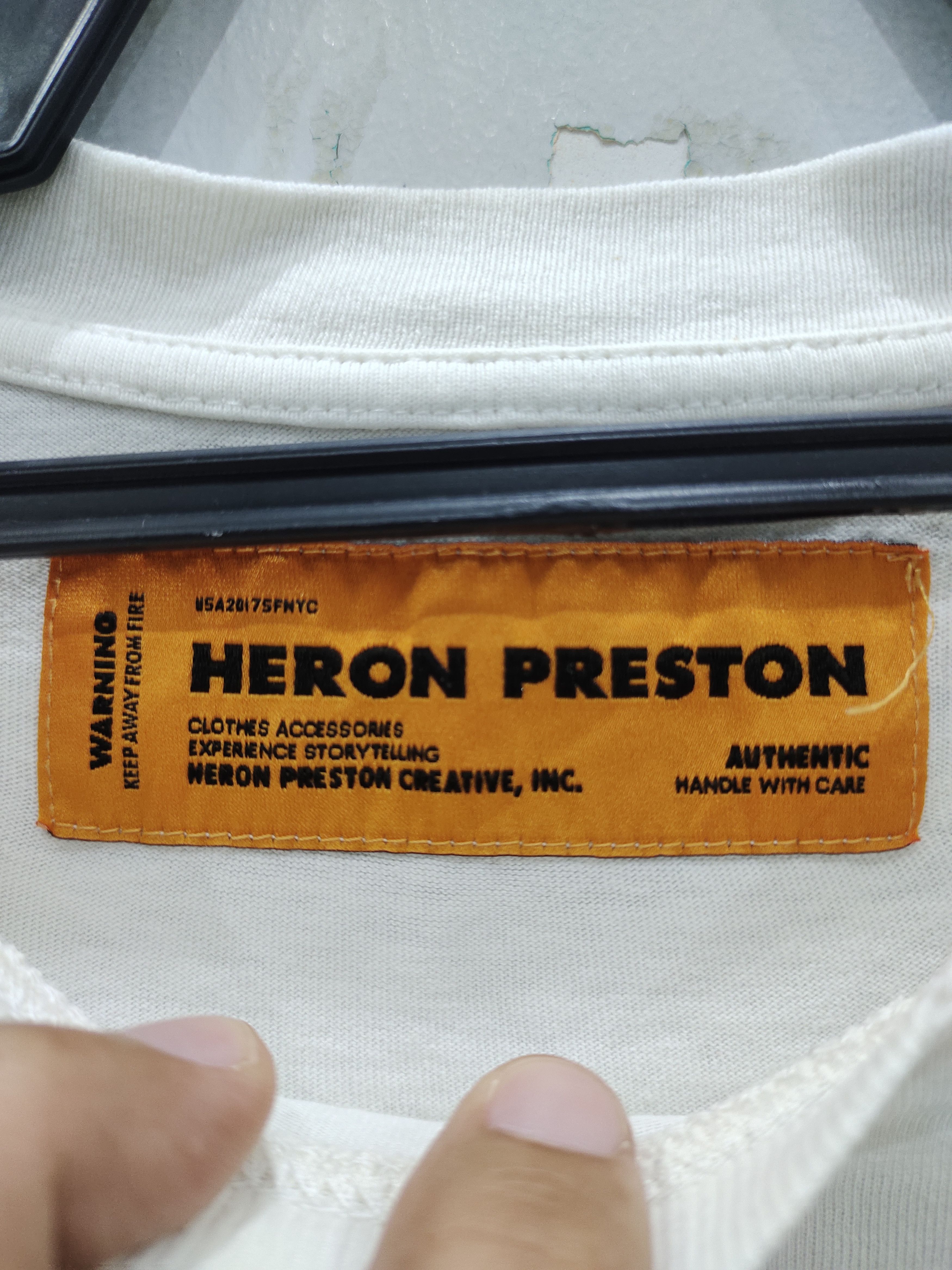Designer × Heron Preston × Vintage RARE HERON PRESTON T-SHIRT Size US XS / EU 42 / 0 - 3 Thumbnail