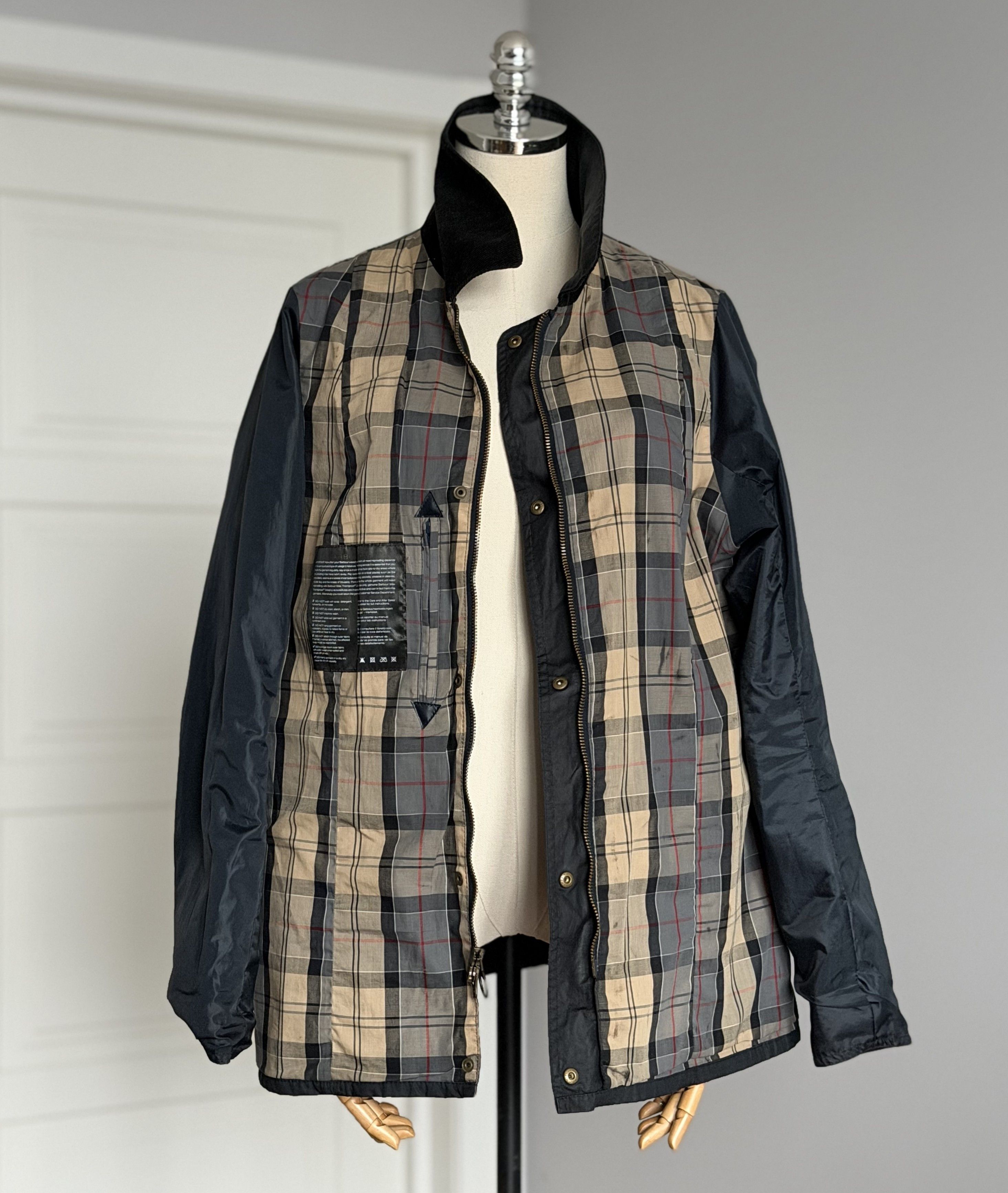 Barbour BARBOUR Tennant Wax Jacket Black Made E Rewax British Style Size XXL / US 16-18 / IT 52-54 - 12 Thumbnail
