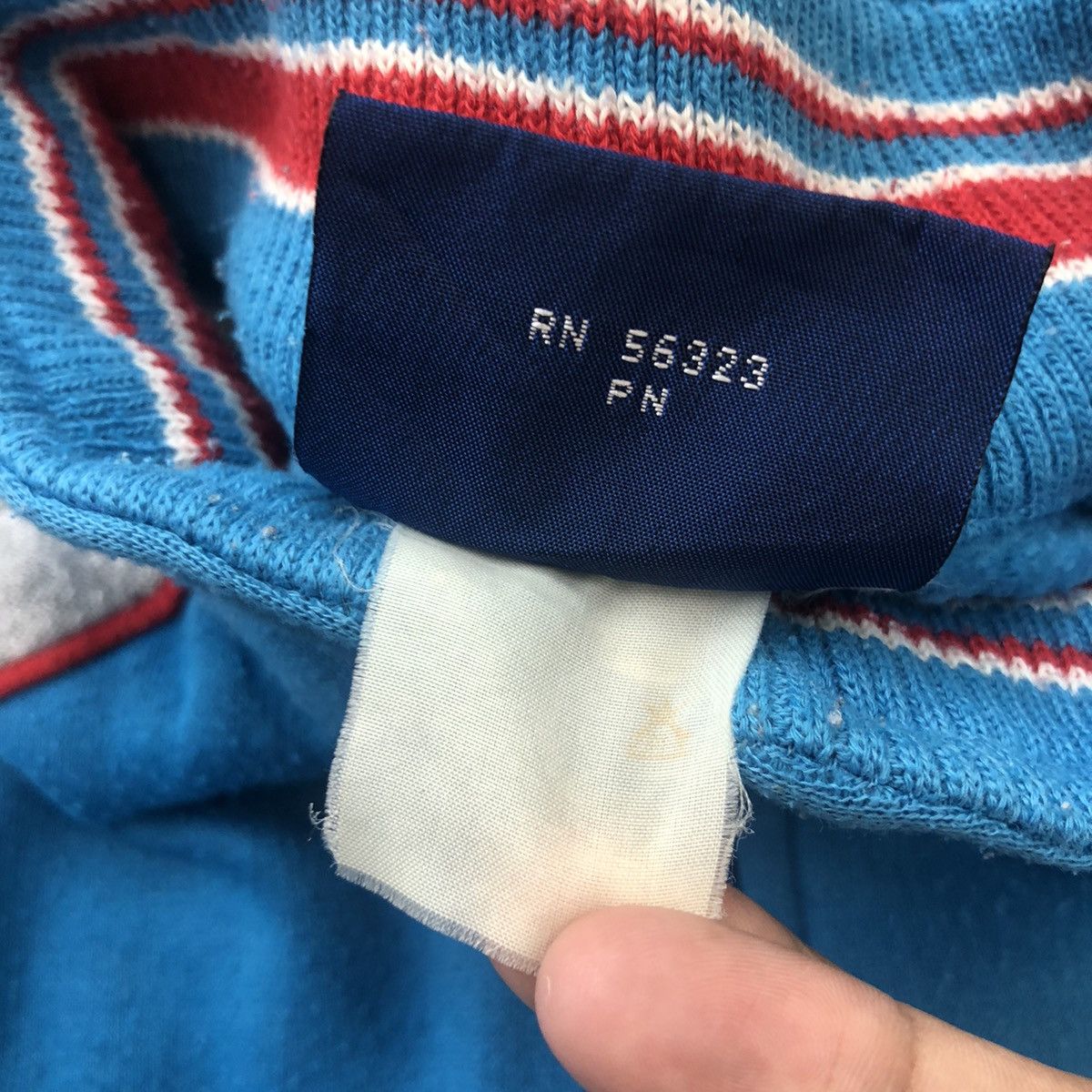 Nike × Vintage Vintage 90s NIKE Blue Tag Sweater Crop Streetwear Size L / US 10 / IT 46 - 6 Thumbnail