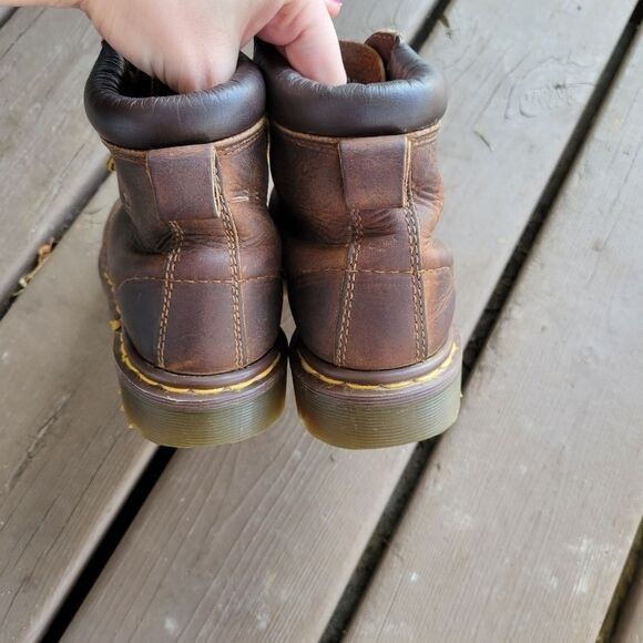 Dr Martens Vintage 90s MIE England Brown Leather Boots