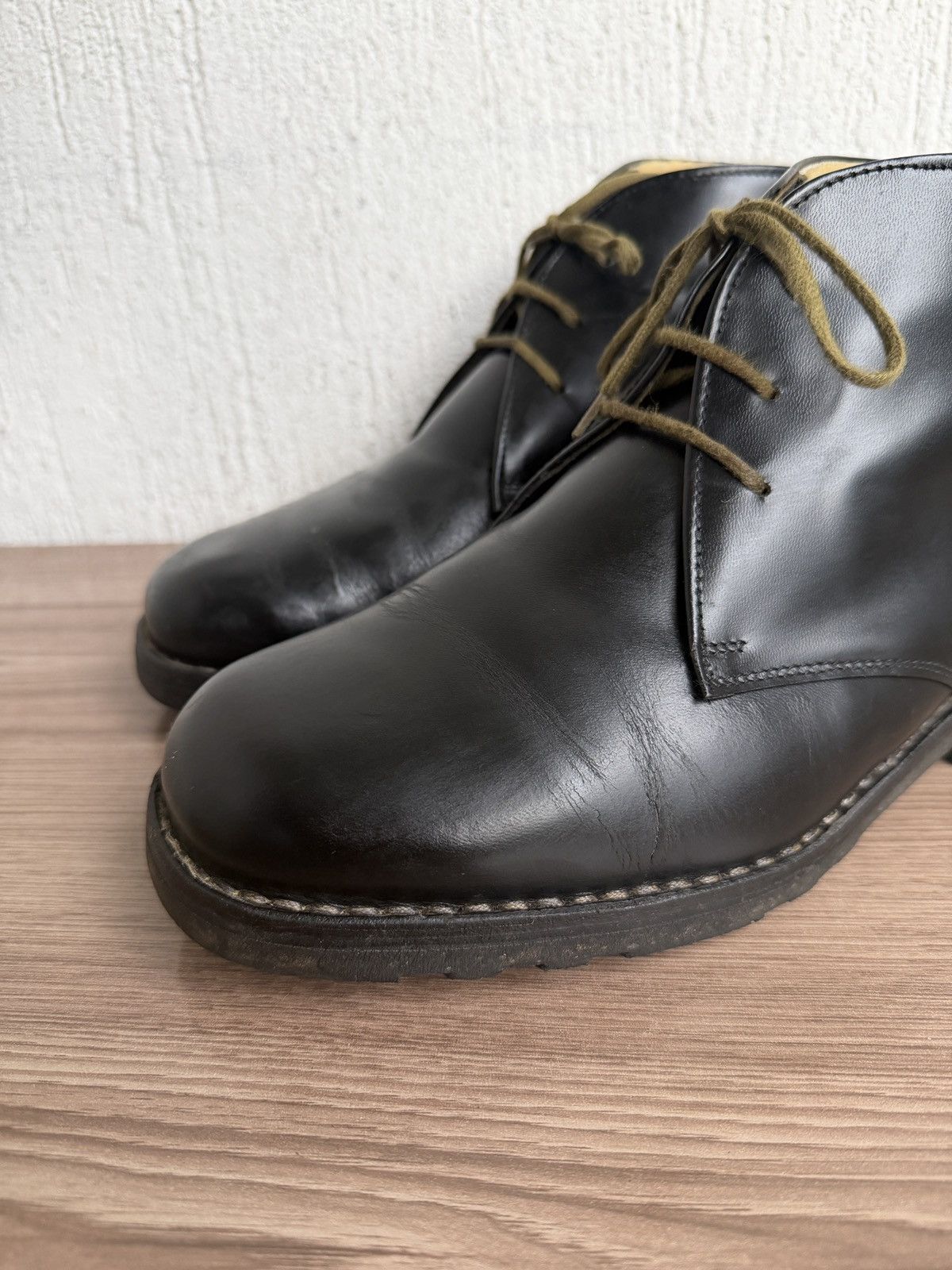 Paraboot chukka boots with wool lining Size US 9 / EU 42 - 2 Thumbnail