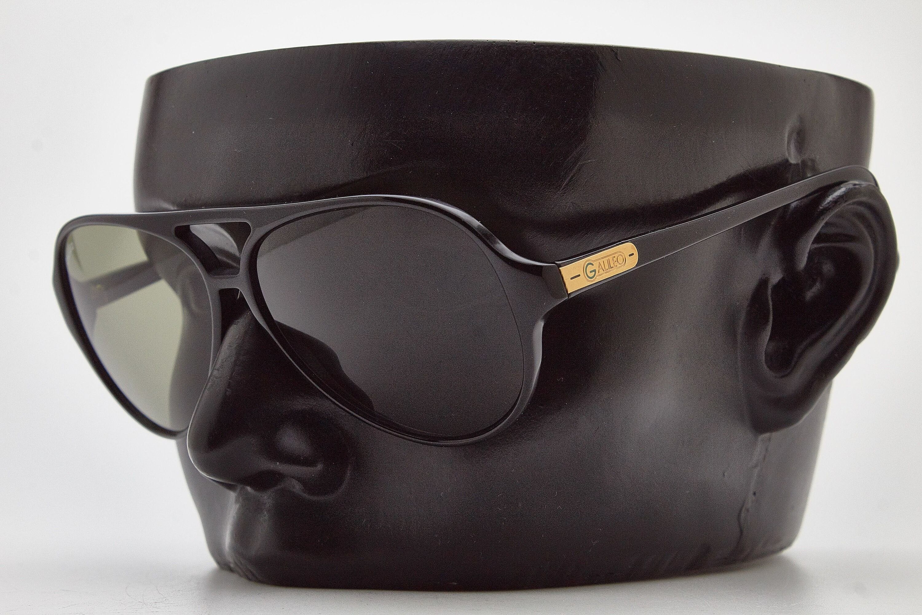 Other GALILEO vintage 80s black oversized classic aviator specs Size ONE SIZE - 3 Thumbnail