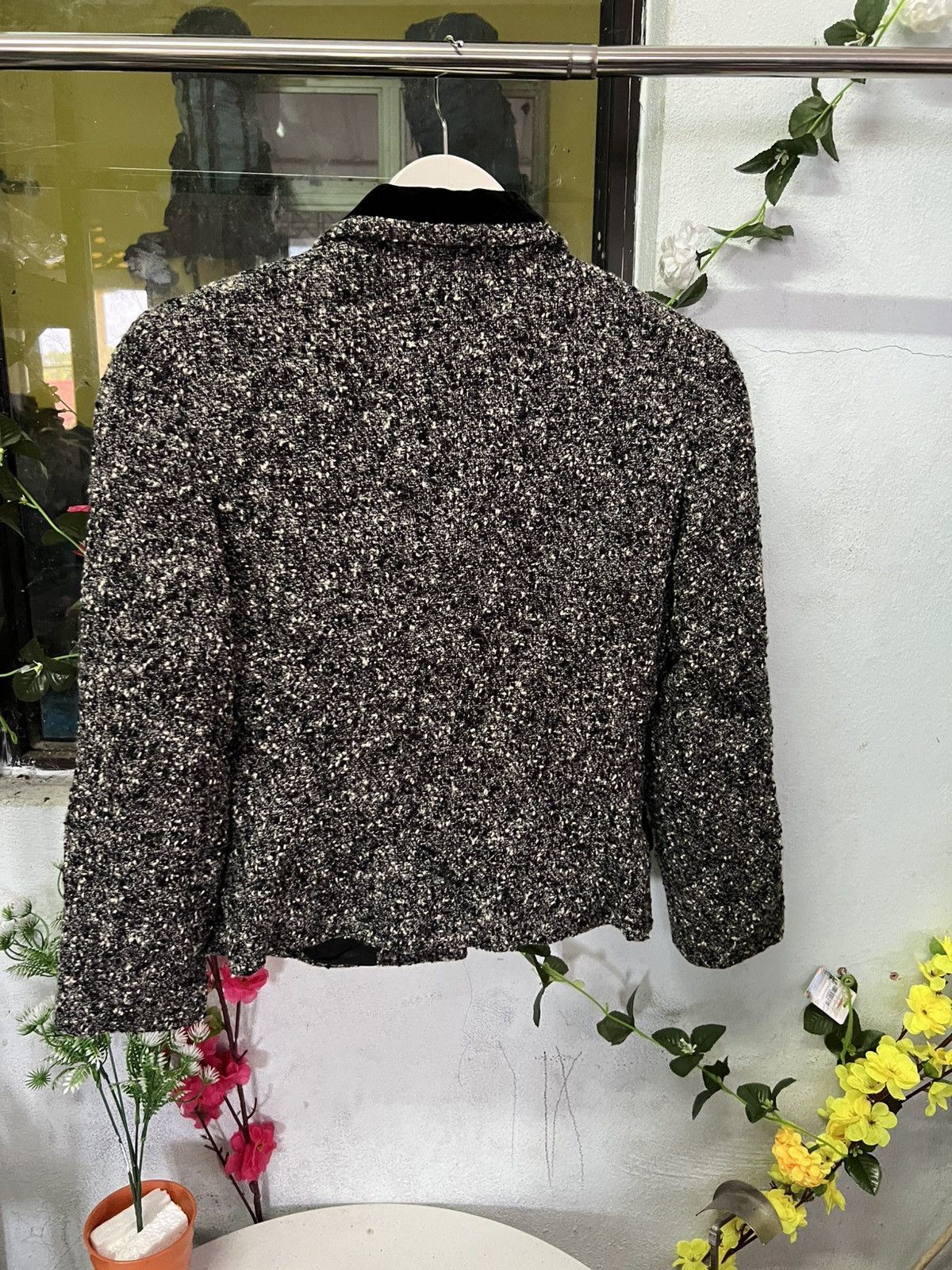 Fendi Authentic Fendi Tweed Coat Size S / US 4 / IT 40 - 2 Thumbnail