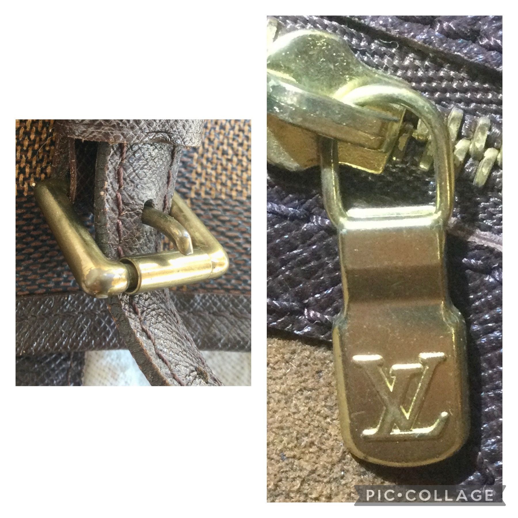 Louis Vuitton Pre-Owned Louis Vuitton Brown Checkered Bucket Bag Size ONE SIZE - 14 Thumbnail