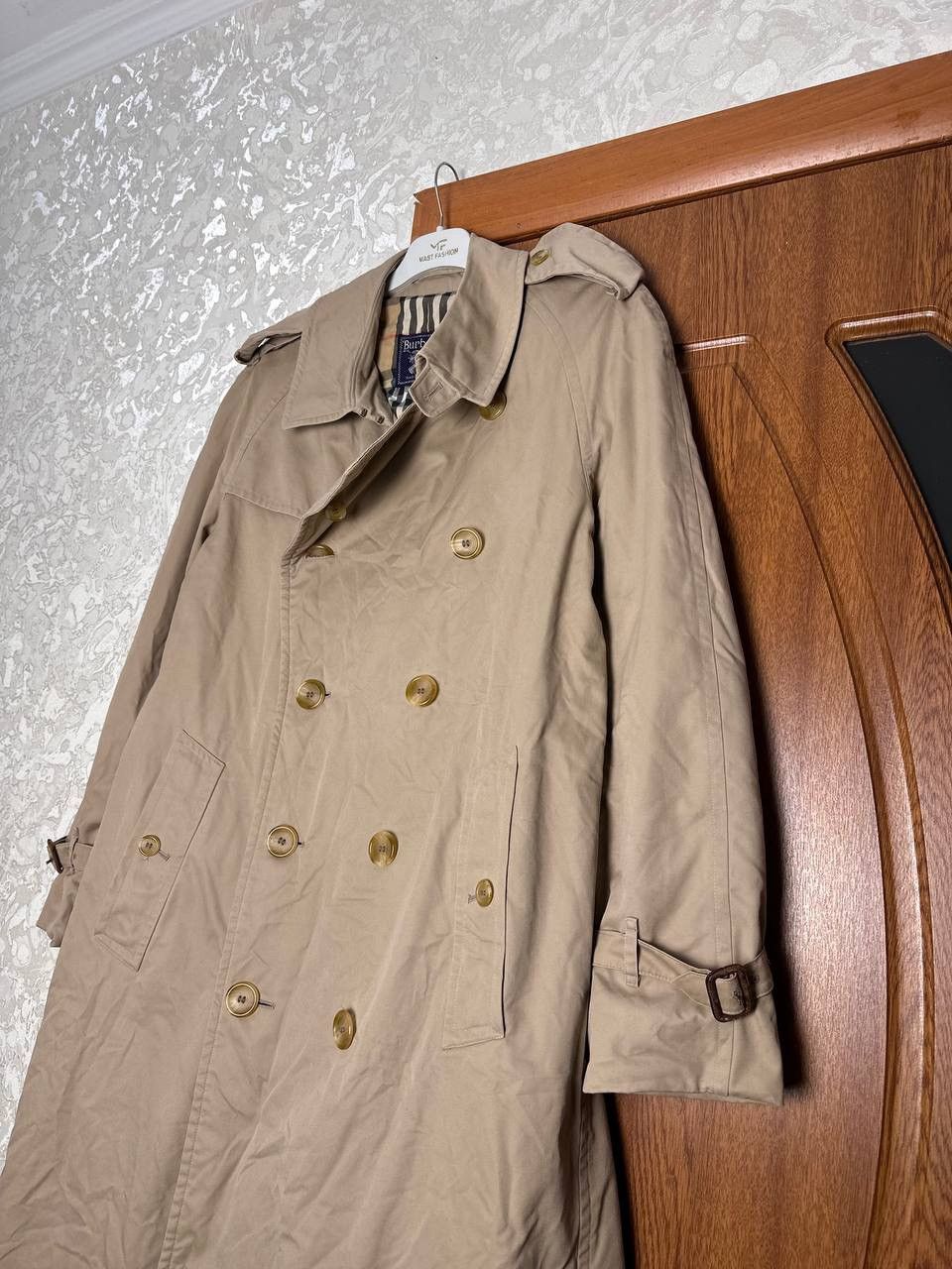 Burberry Vintage 1990s Burberrys Nova Check Trench Coat Size 48 REG Size US M / EU 48-50 / 2 - 7 Thumbnail