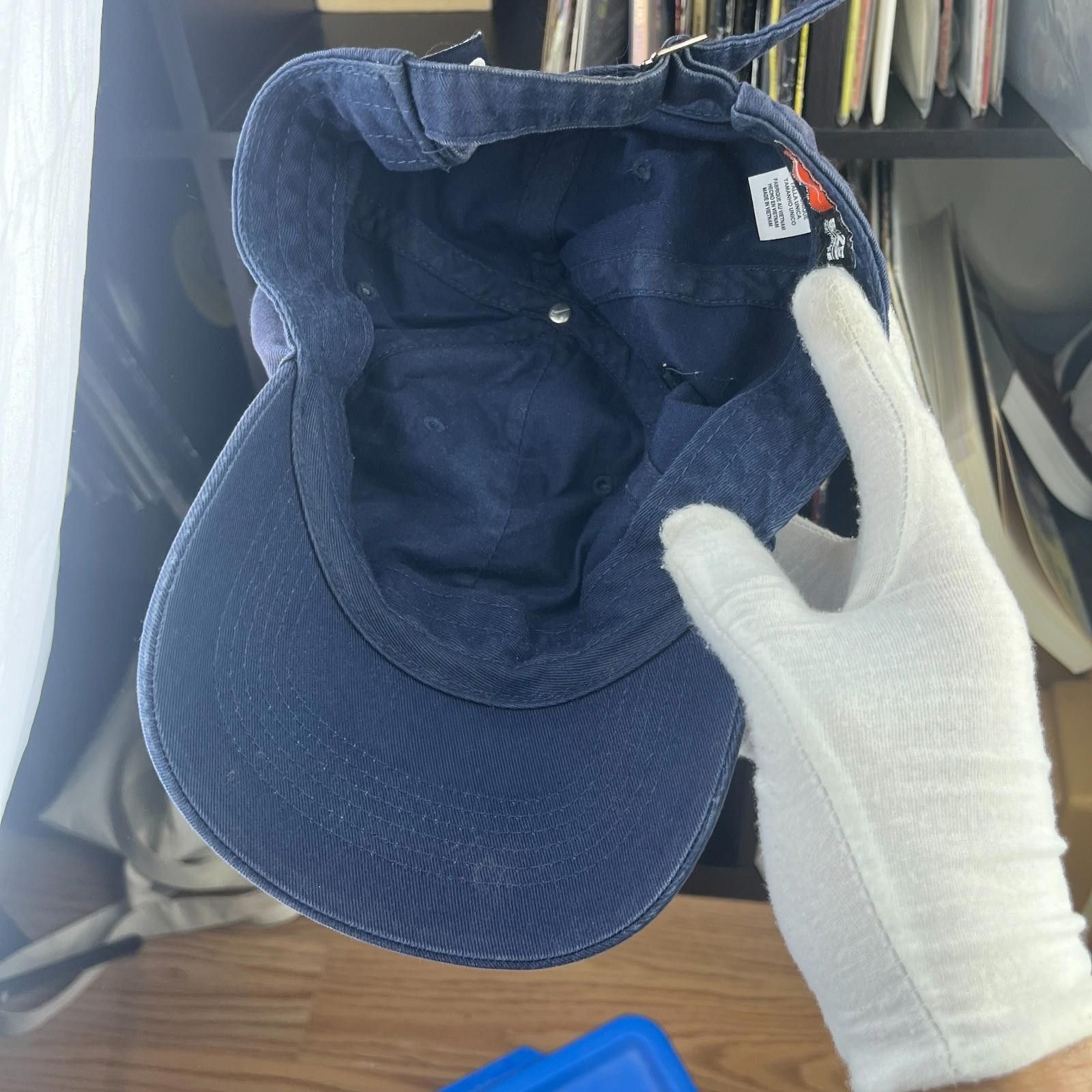 Nike Vintage Nike Sun Faded Swoosh Strapback Hat Y2K Size ONE SIZE - 5 Thumbnail