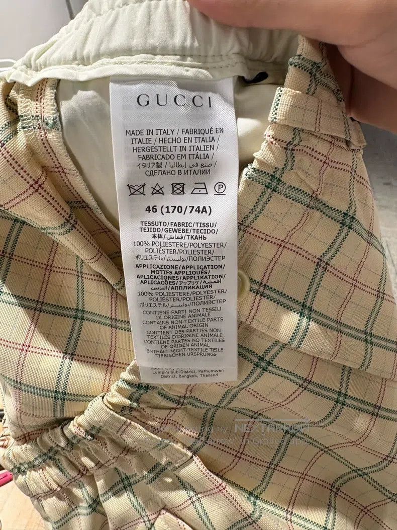 Gucci Gucci FW23 Koala Pattern Patched Plaid Cotton Casual Short Size US 30 / EU 46 - 5 Thumbnail