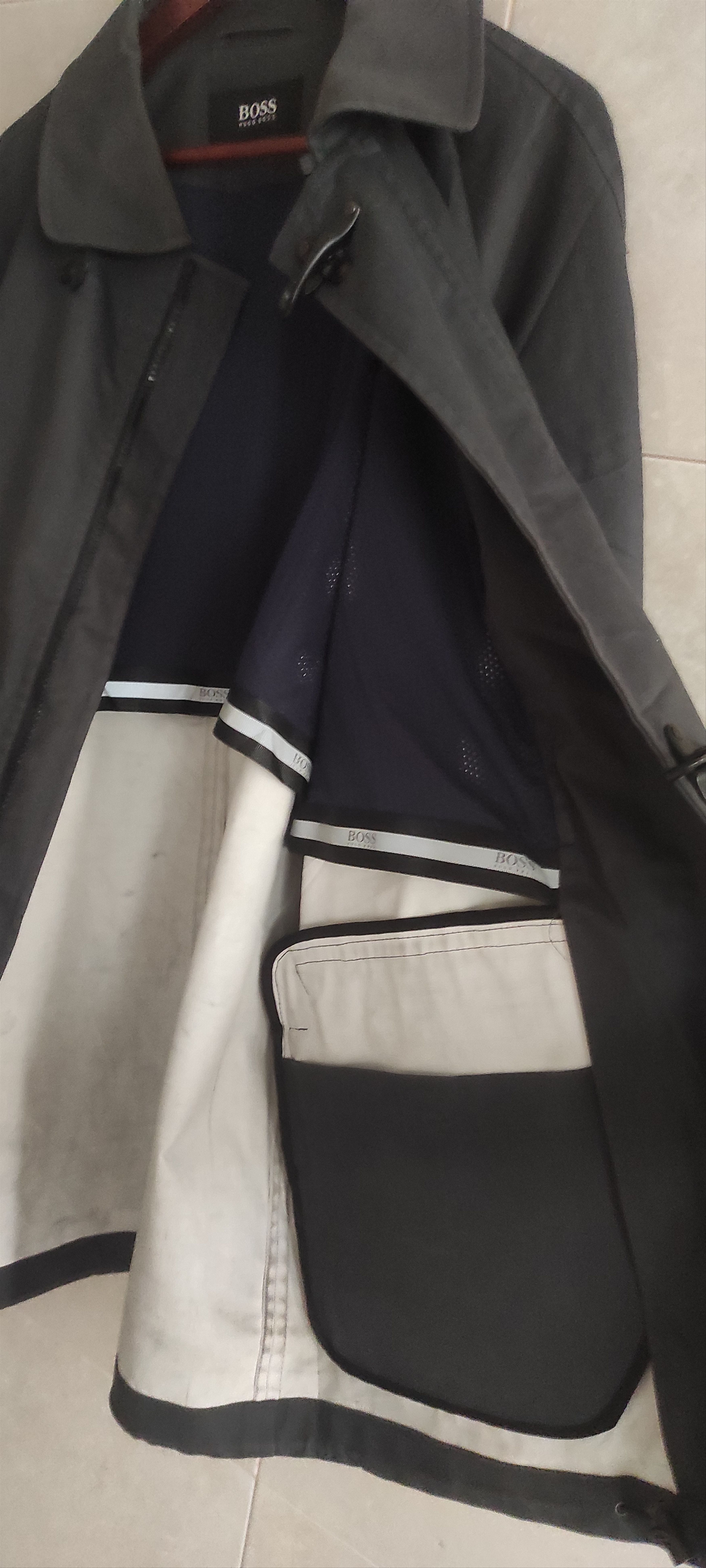 Hugo × Hugo Boss × Vintage Hugo Boss Waterproof Canvas Catcher Parka Jacket 2000s Size US XL / EU 56 / 4 - 9 Thumbnail