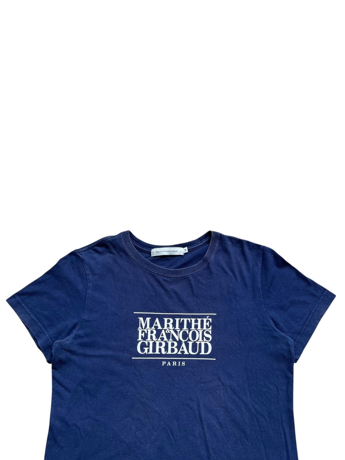 Marithe + Francois Girbaud Marithe Francois + Girbaud T-Shirt Navy Size US M / EU 48-50 / 2 - 3 Thumbnail