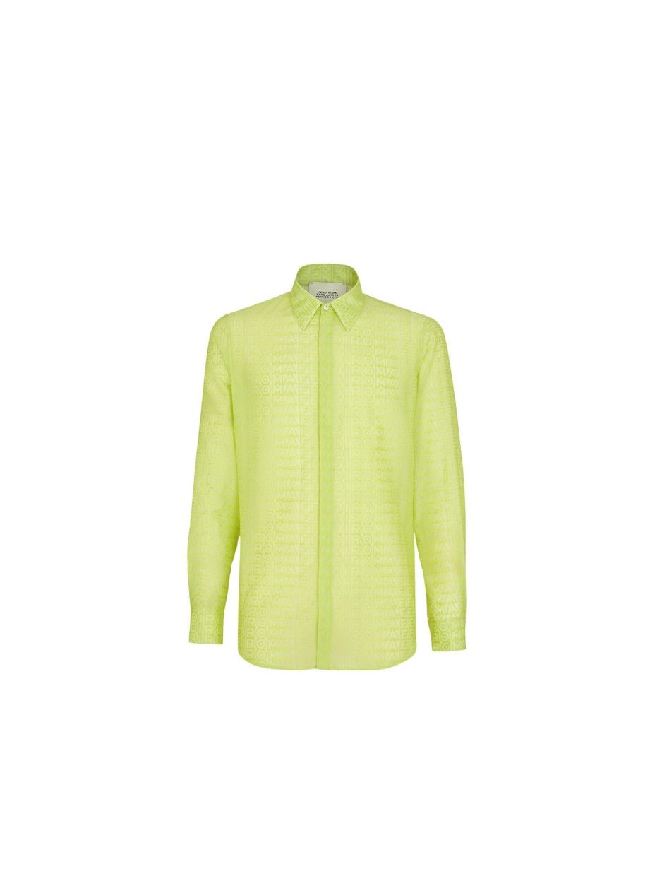 Fendi o1w1db10724 Shirt in Acid Green Size US M / EU 48-50 / 2 - 1 Thumbnail