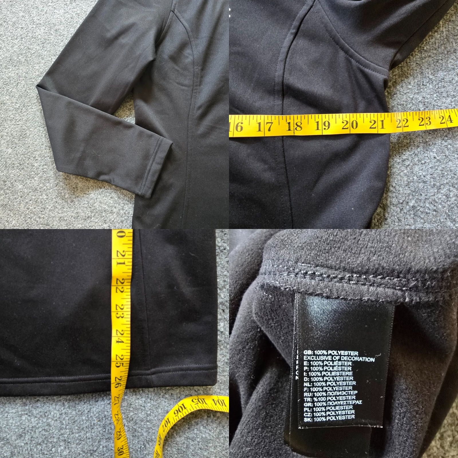 The North Face The North Face Sweater Womens XL Black L Tech 1/4 Zip Fleece Capsule Casual Women Size XL / US 12-14 / IT 48-50 - 8 Thumbnail
