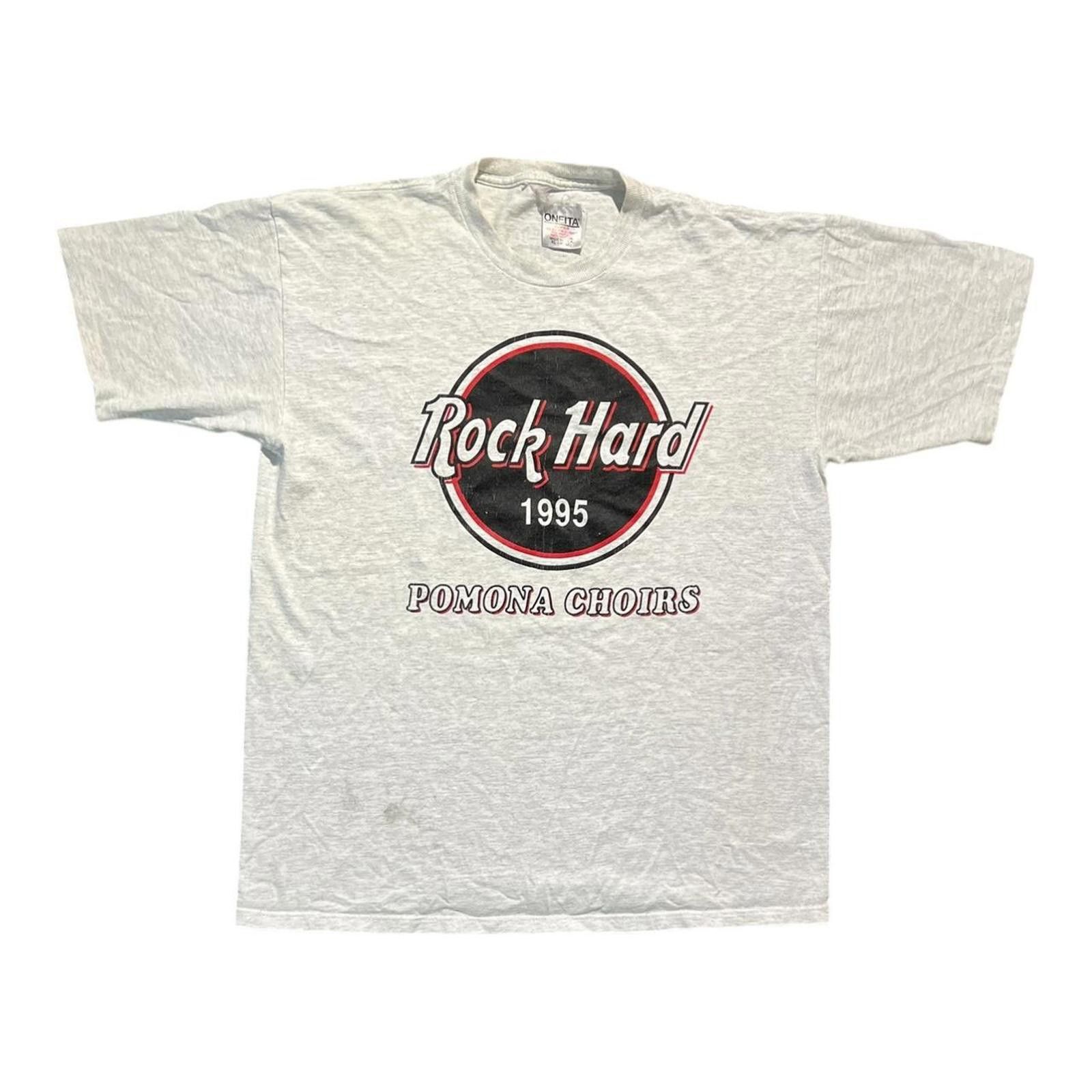 Designer Vintage 90s Rock Hard Pomona Choirs Music Is Life Take Notes Size US XL / EU 56 / 4 - 1 Thumbnail