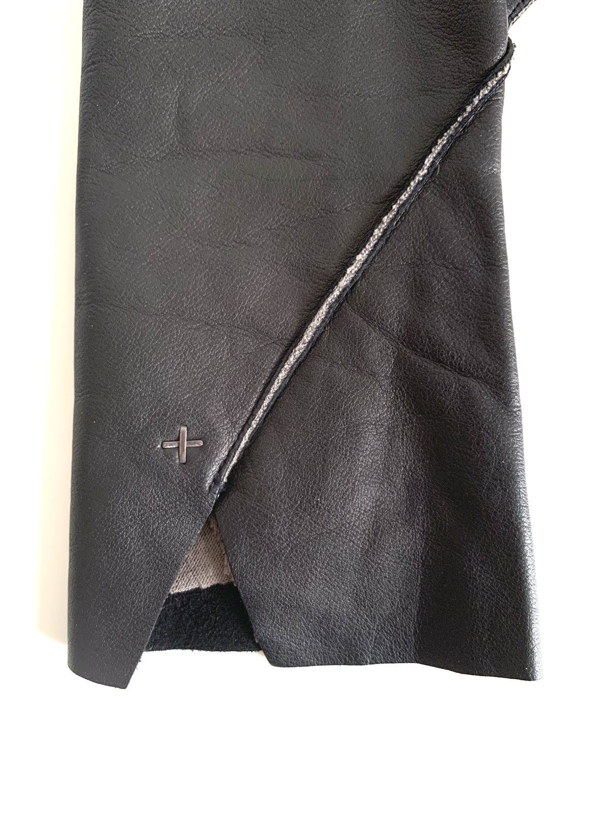 Other M+ fingerless leather gloves Size ONE SIZE - 2 Thumbnail