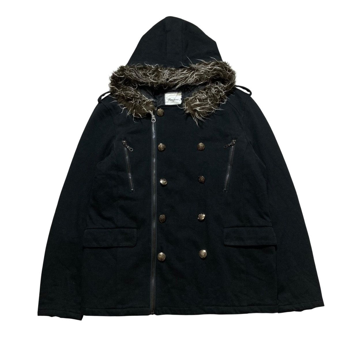 14th Addiction PINCPONC - Napoleon Zipper Hoodie Fur Jacket Vkei Japanese Size US L / EU 52-54 / 3 - 1 Thumbnail
