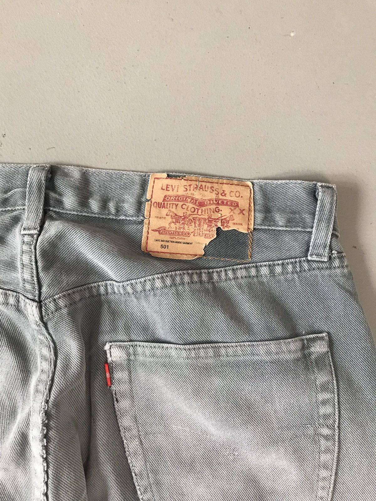 Levi's Vintage Levi’s 501 Sun fade rare denim Size US 32 / EU 48 - 12 Thumbnail