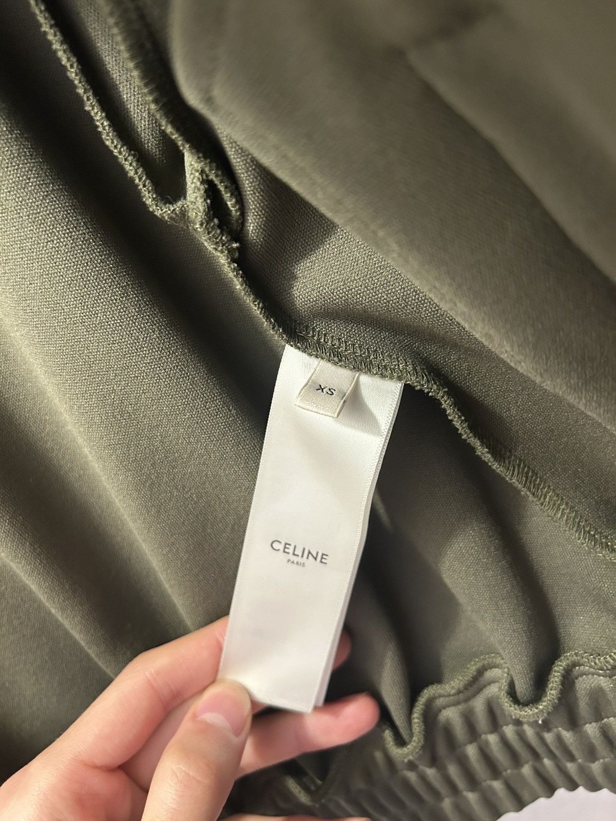 Celine Celine khaki track top Size US XS / EU 42 / 0 - 5 Thumbnail
