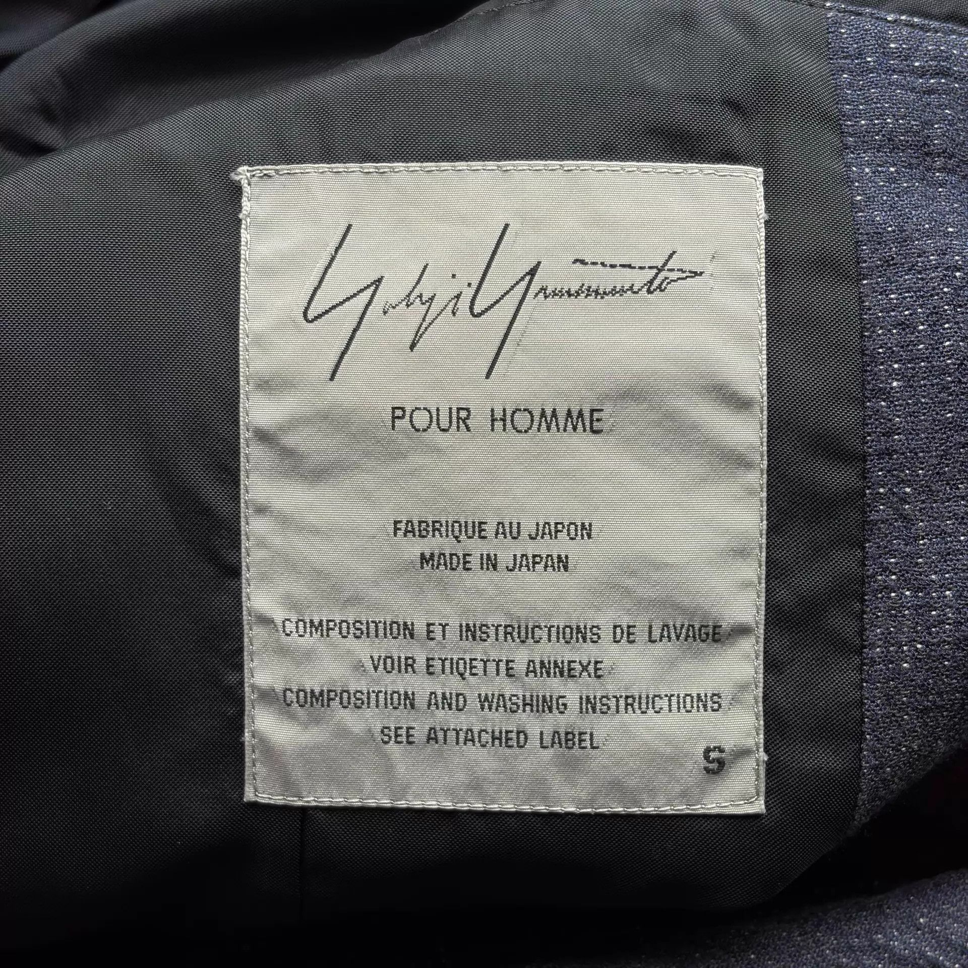 Yohji Yamamoto Yohji Yamamoto 98SS Indigo Bamboo Rayon Linen Coat Size US S / EU 44-46 / 1 - 6 Thumbnail