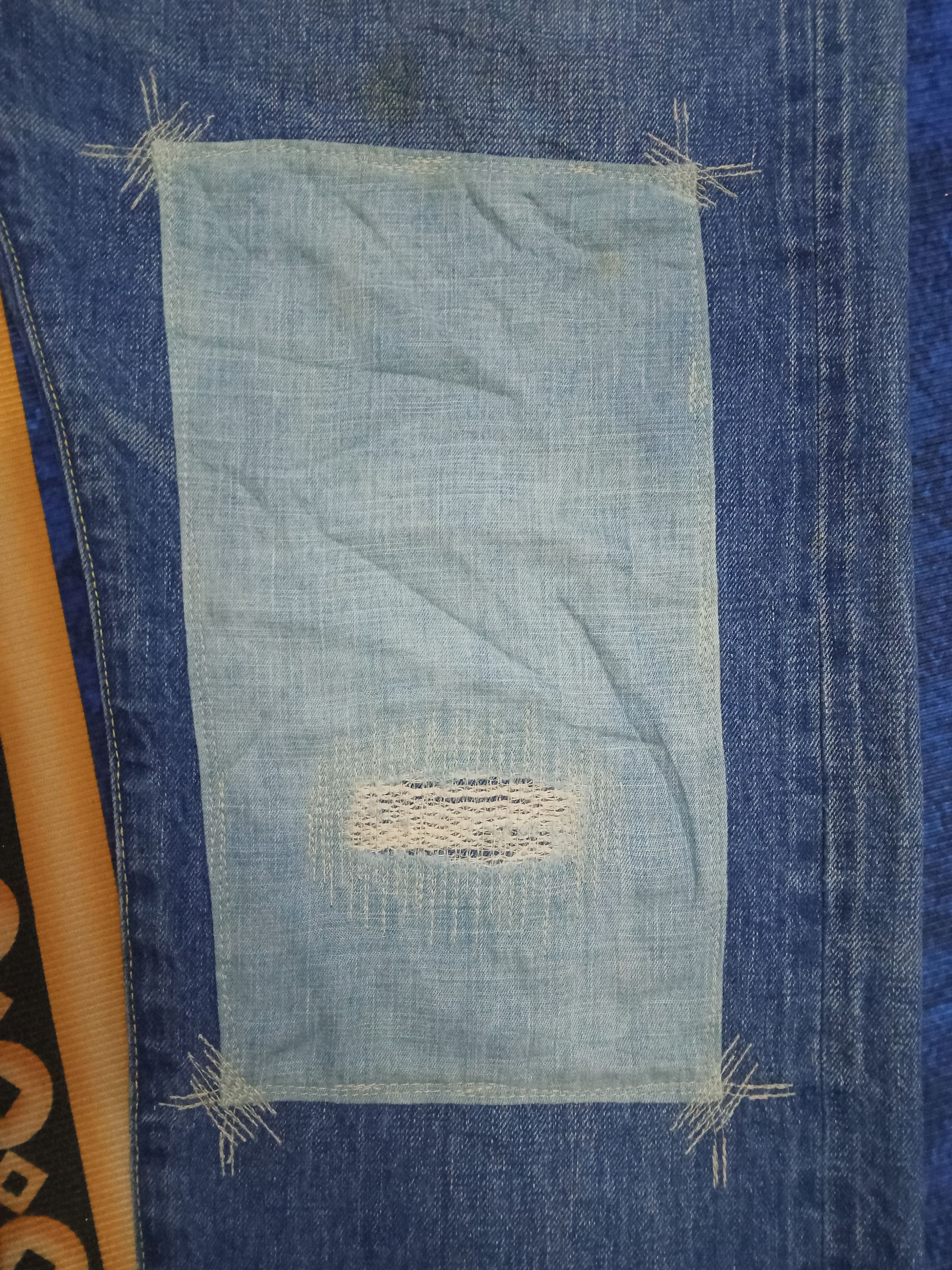 Comme des Garcons Junya Watanabe x Comme Des Garcons Denim Patchworks Jeans Size US 34 / EU 50 - 11 Thumbnail