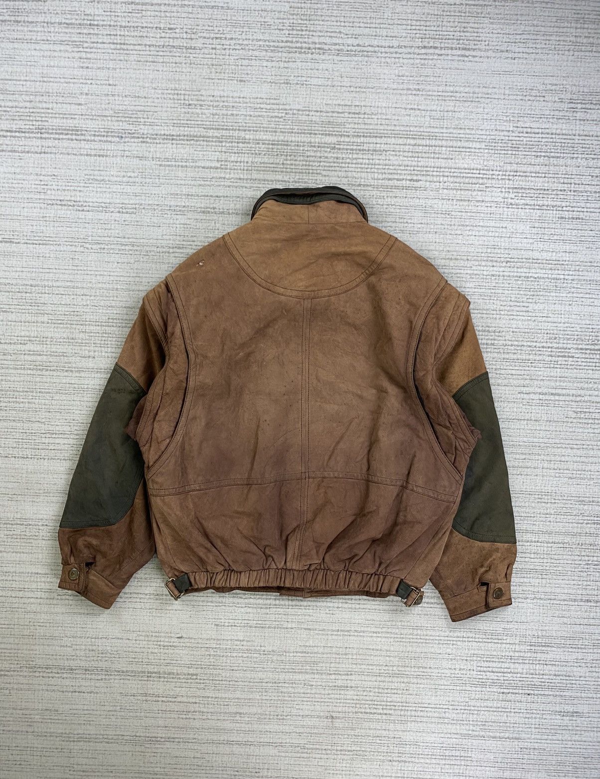 Vintage 🔥80s Santa Barbara Polo & Racquet Club Suede Leather Jacket Size US M / EU 48-50 / 2 - 3 Thumbnail