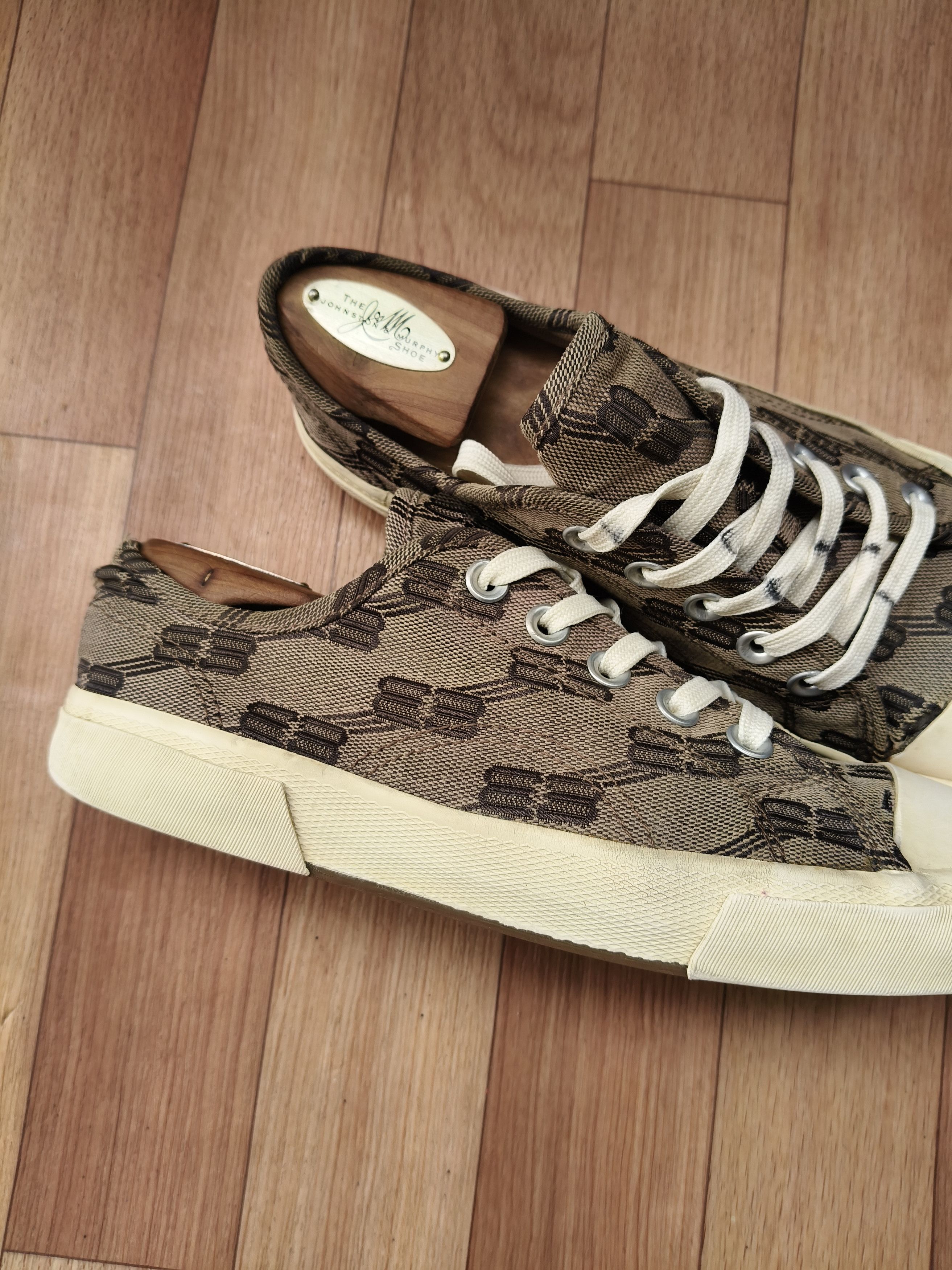 Balenciaga Balenciaga logo embroidered canvas Size US 7 / EU 40 - 6 Thumbnail