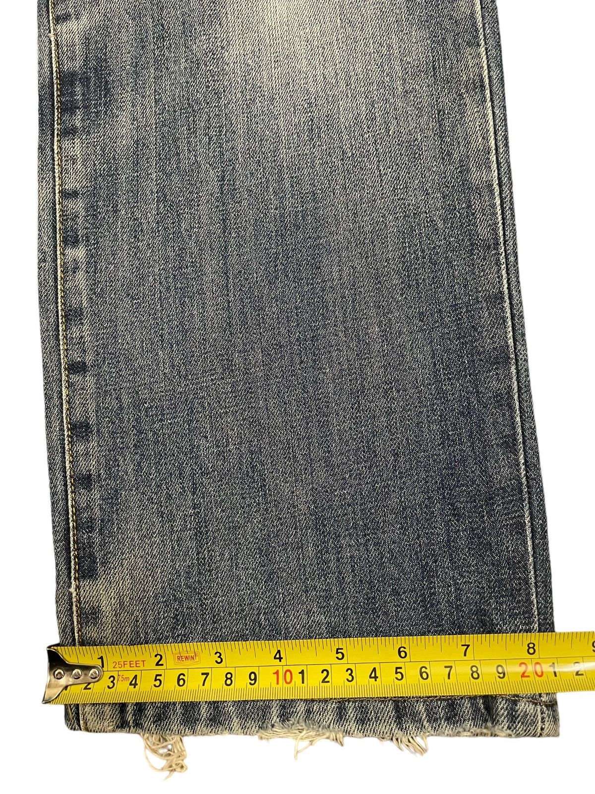 Uniqlo Vintage Japanese Uniqlo Blend Wash Distress Baggy Jeans Size US 32 / EU 48 - 14 Thumbnail