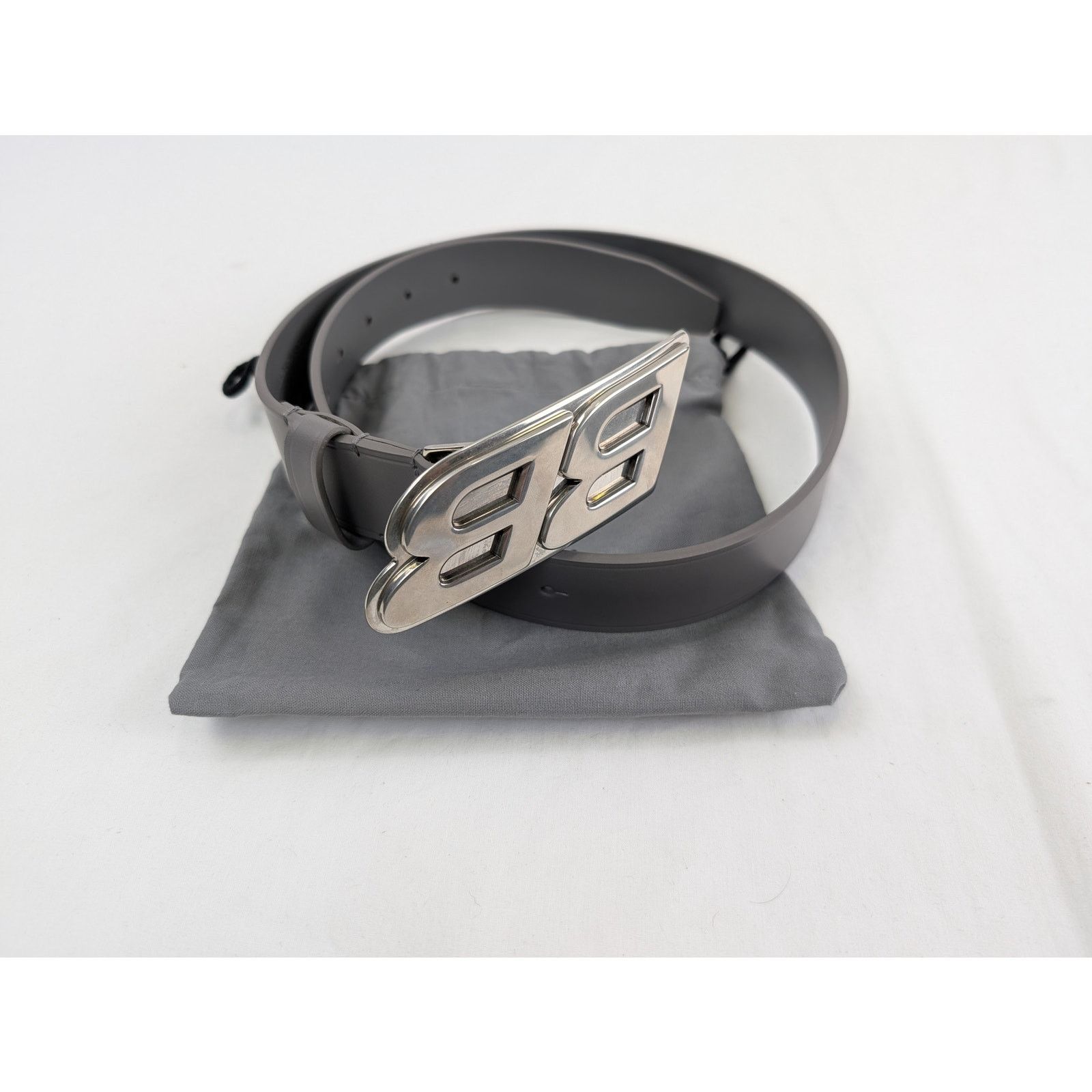 Balenciaga o1rshd1 Size: 85 / Moto Logo Bet in Grey Size 34 - 15 Thumbnail
