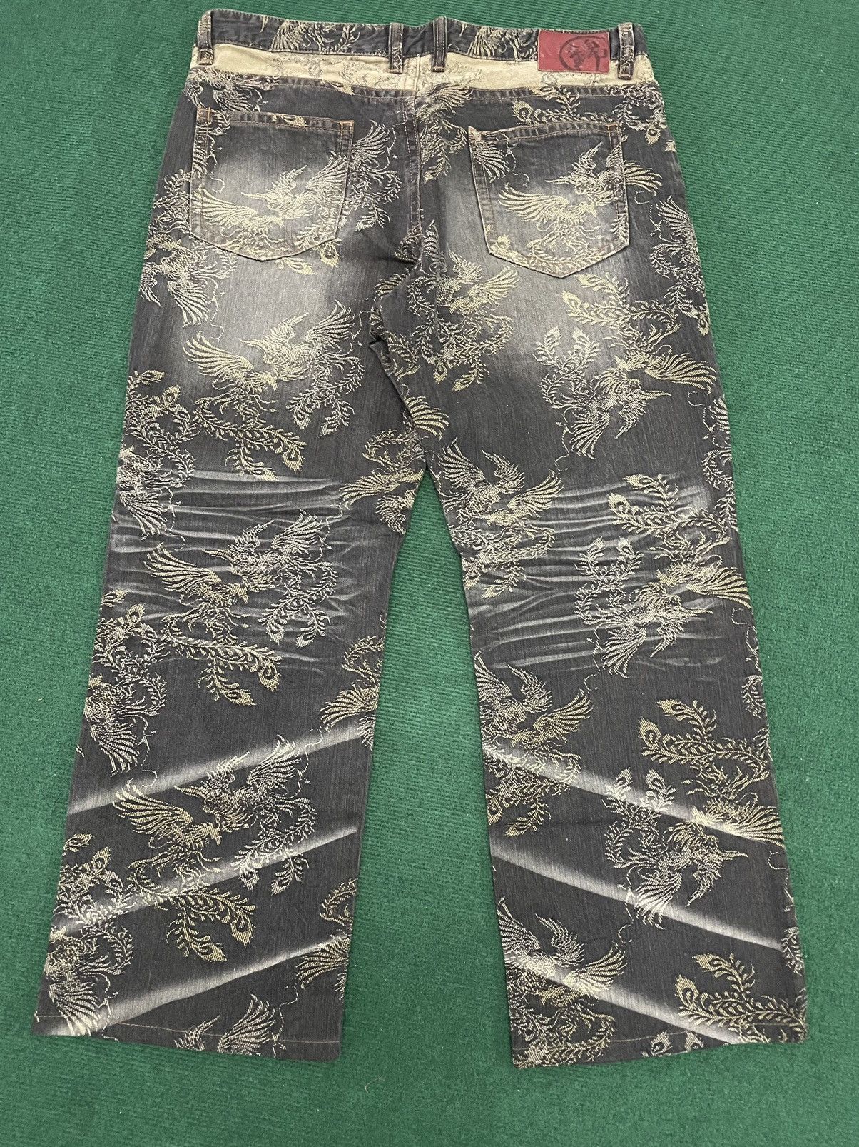 Japanese Brand Very Rare Sukajan Full Print Jeans Size US 40 / EU 56 - 6 Thumbnail