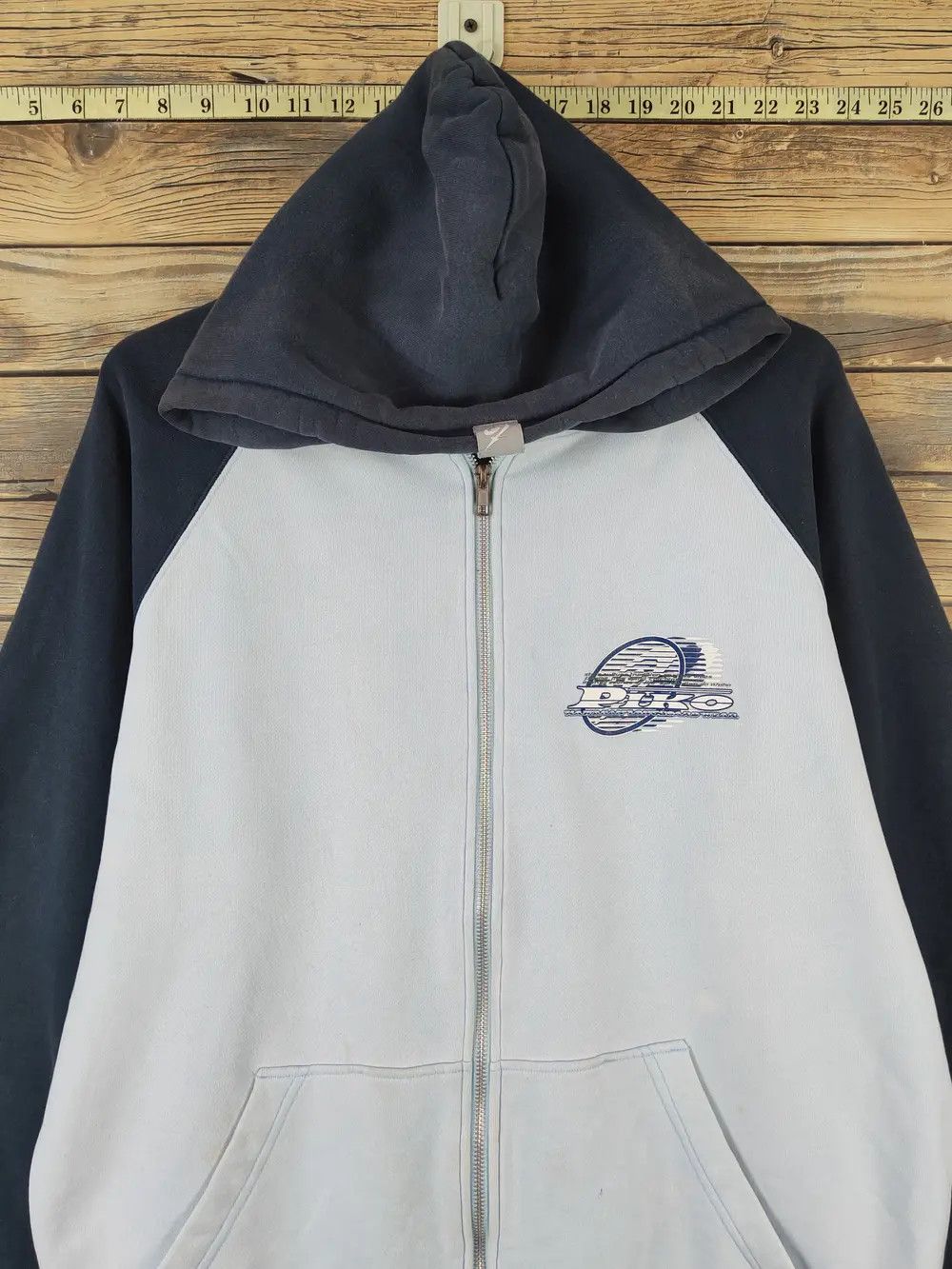 Japanese Brand Piko Blue Hoodie Sweaters #W954 Size US L / EU 52-54 / 3 - 10 Thumbnail