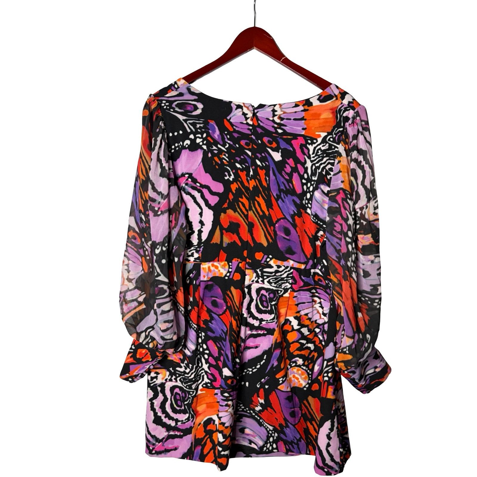 Hutch Anthropologie Hutch Elaine Mini Dress in purple orange sz 18 Size XXL / US 16-18 / IT 52-54 - 4 Thumbnail