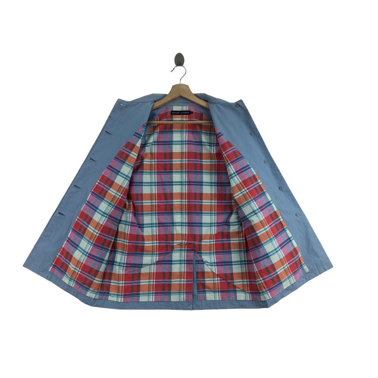 Ralph Lauren Vintage RALPH LAUREN Tartan Jacket Trench Coat Parka Size S / US 4 / IT 40 - 3 Thumbnail