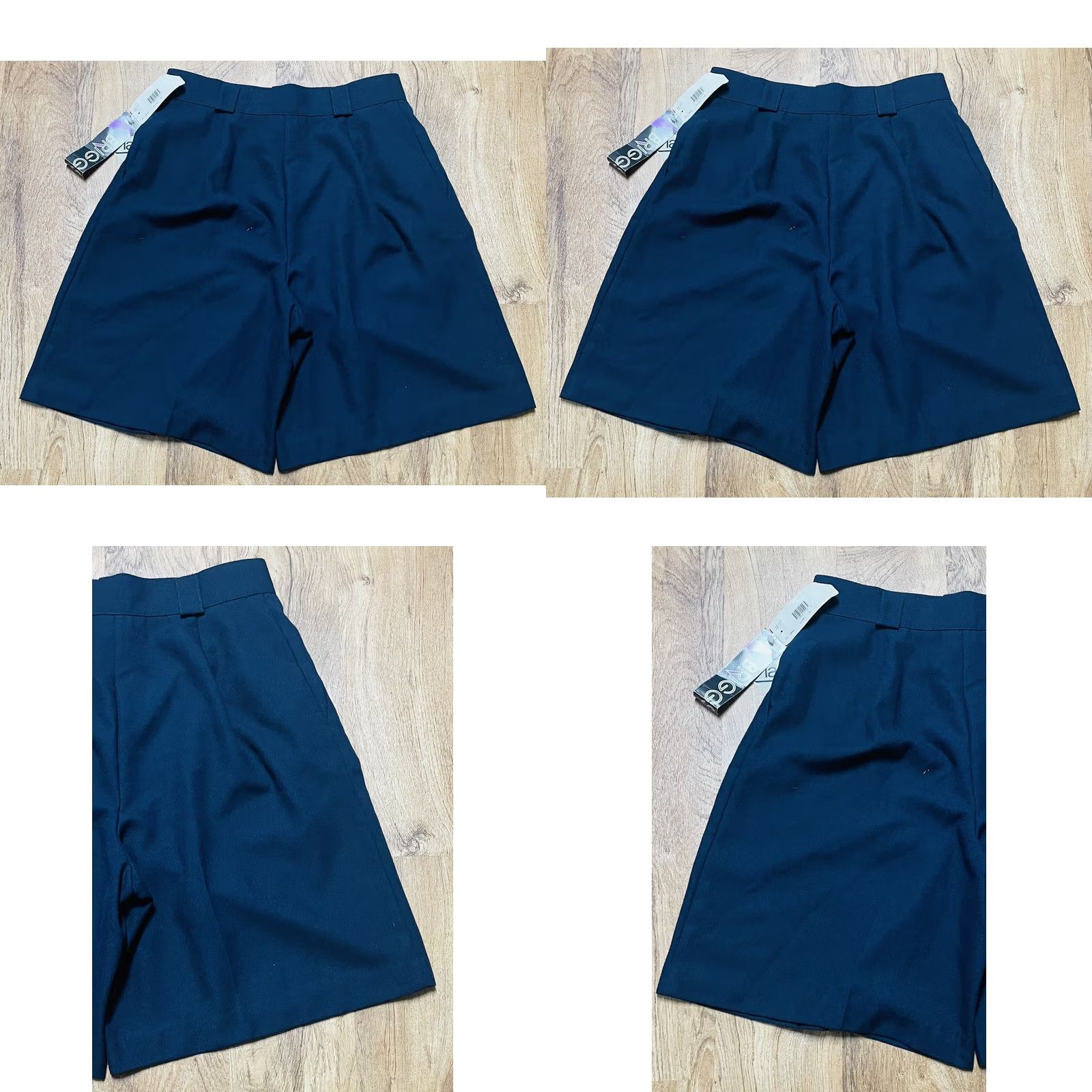 Vintage VINTAGE Briggs New York Flannel Shorts Navy Blue Sz 18 NWT Made In USA Women’s Shorts Size 40" / US 18 - 8 Thumbnail