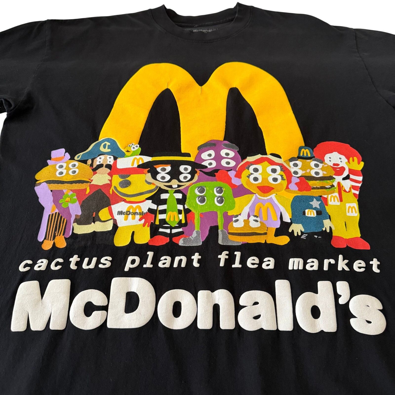 Cactus Plant Flea Market CPFM x McDonald's Cactus Buddy & Friends Tee Black Size L Size US L / EU 52-54 / 3 - 5 Thumbnail