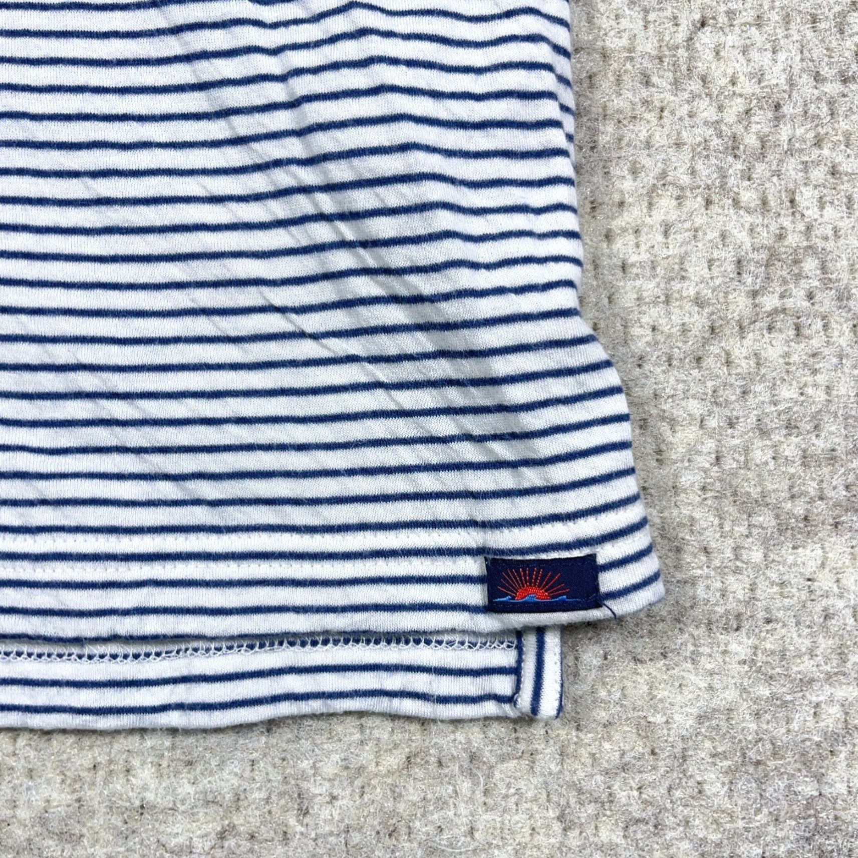 Faherty Faherty Polo Shirt Men XL White Blue Striped Cloud Cotton Soft Casual Preppy Polo Shirt Men XL White Blue Striped Cloud Cotton Soft Casual Preppy Size US XL / EU 56 / 4 - 4 Thumbnail